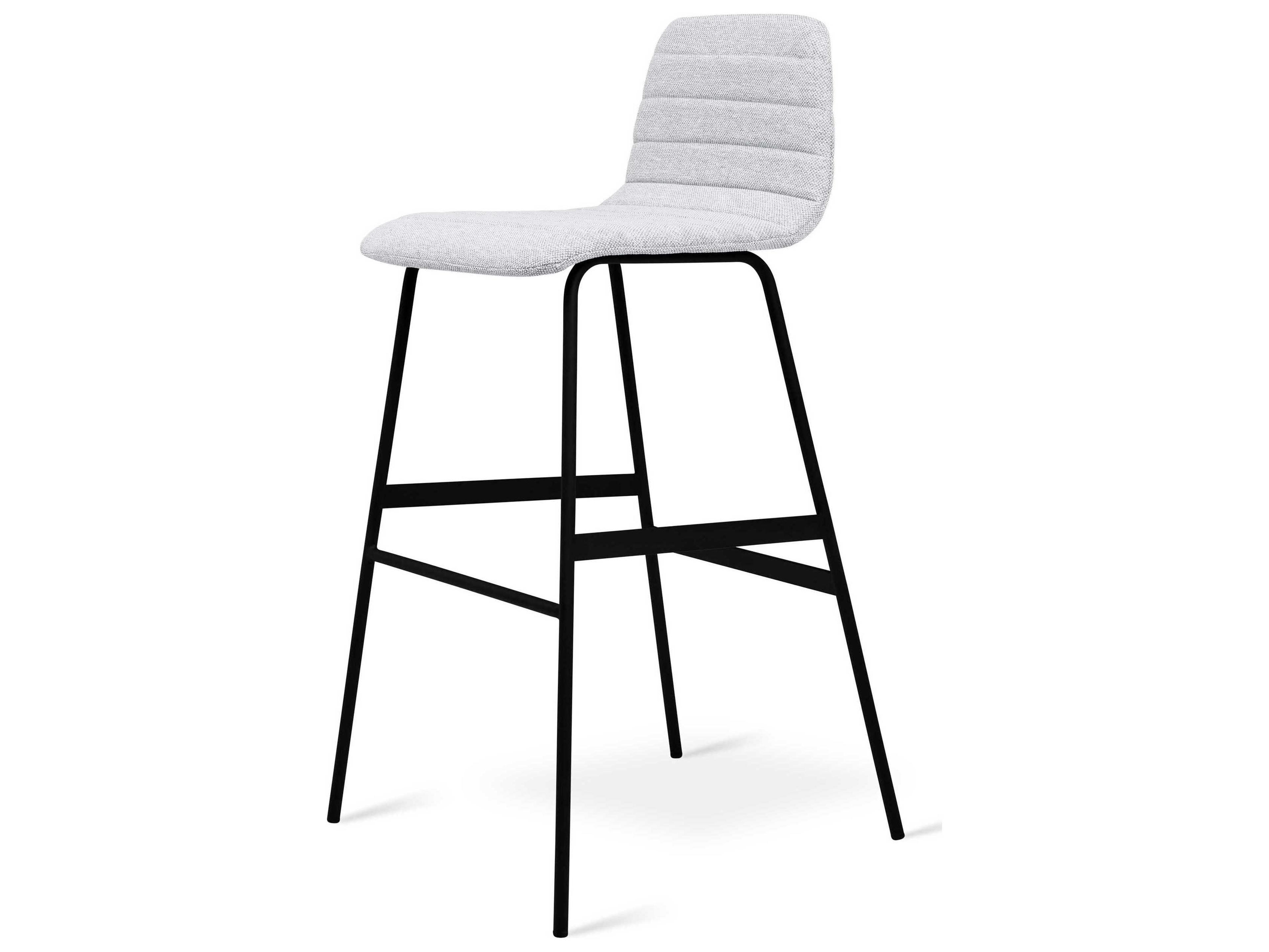 Gus* Modern Lecture Upholstered Pixel Shale Bar Stool