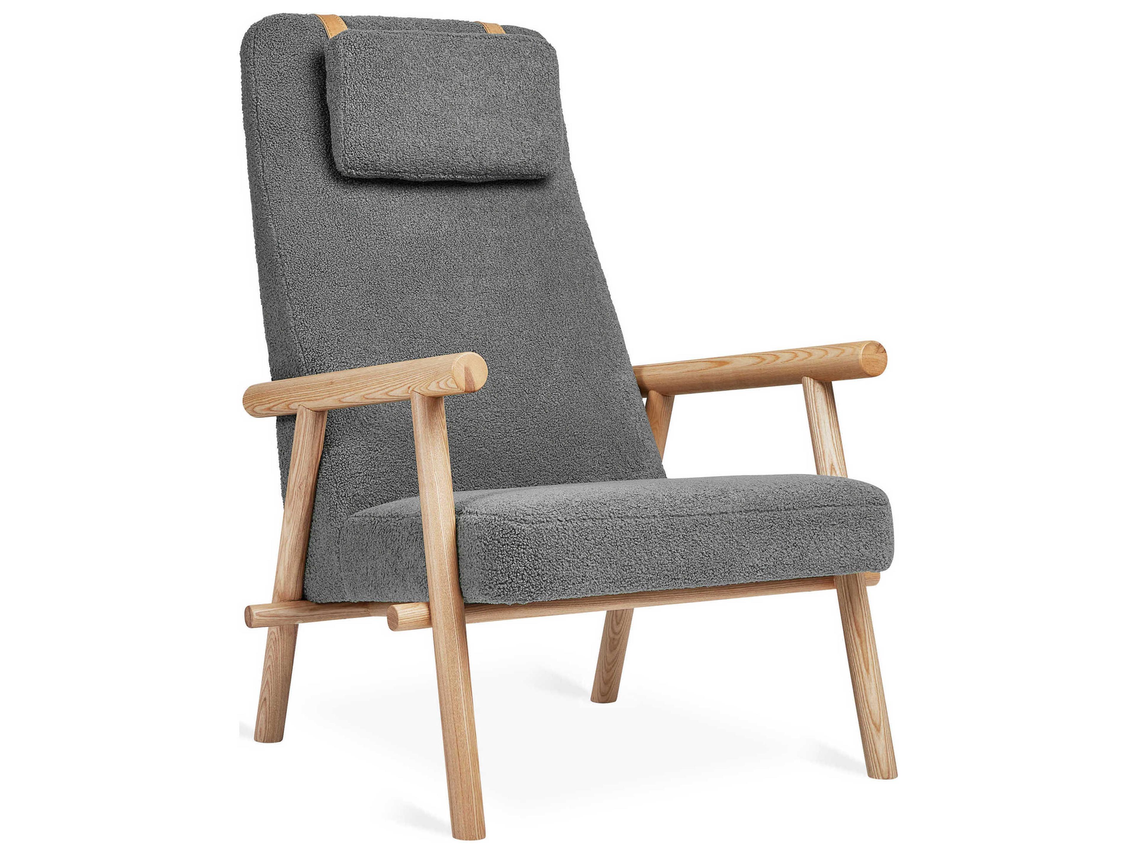 Gus* Modern Labrador Gray Fabric Accent Chair