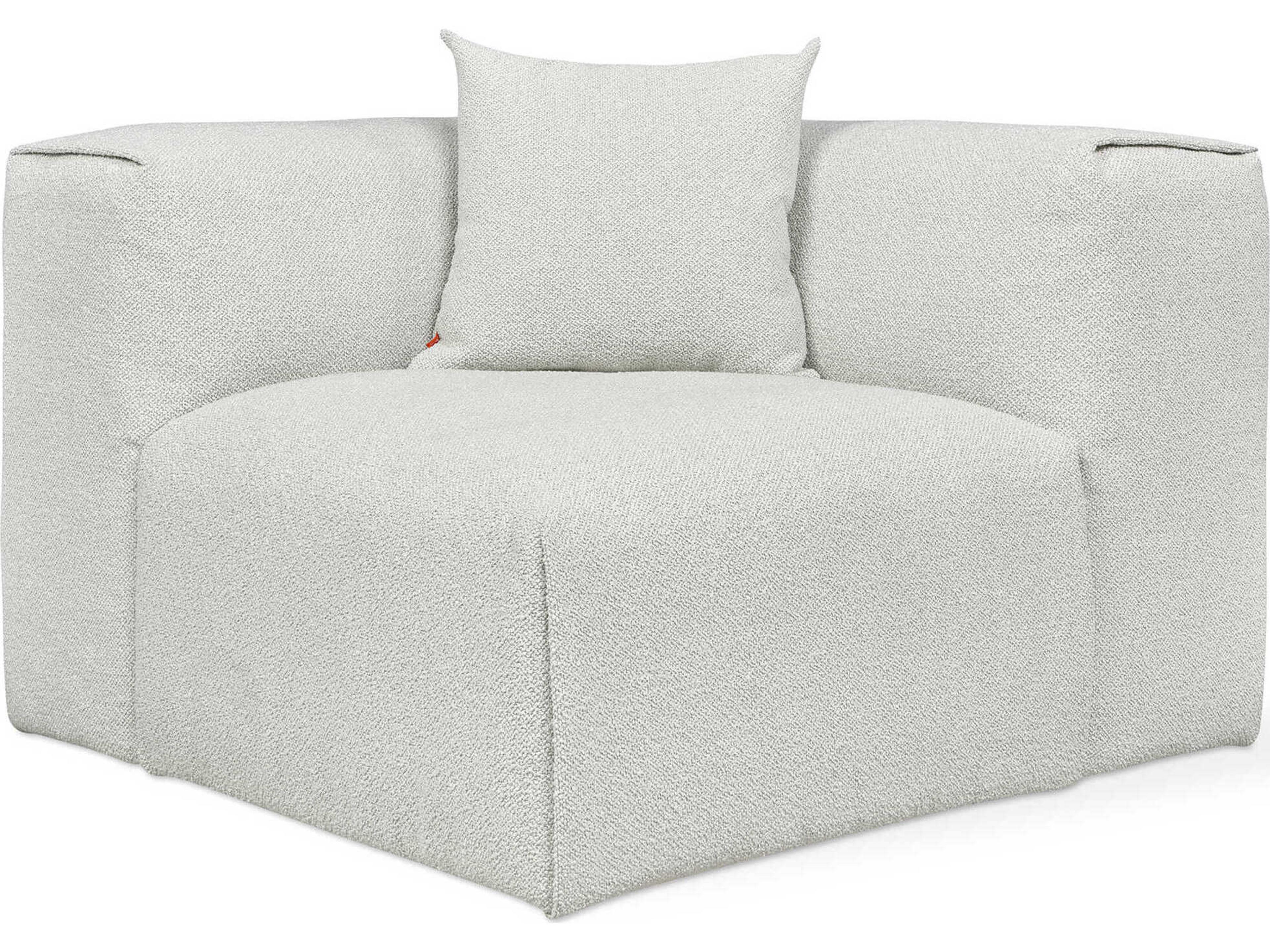 Gus* Modern Nest Gray Corner Chair