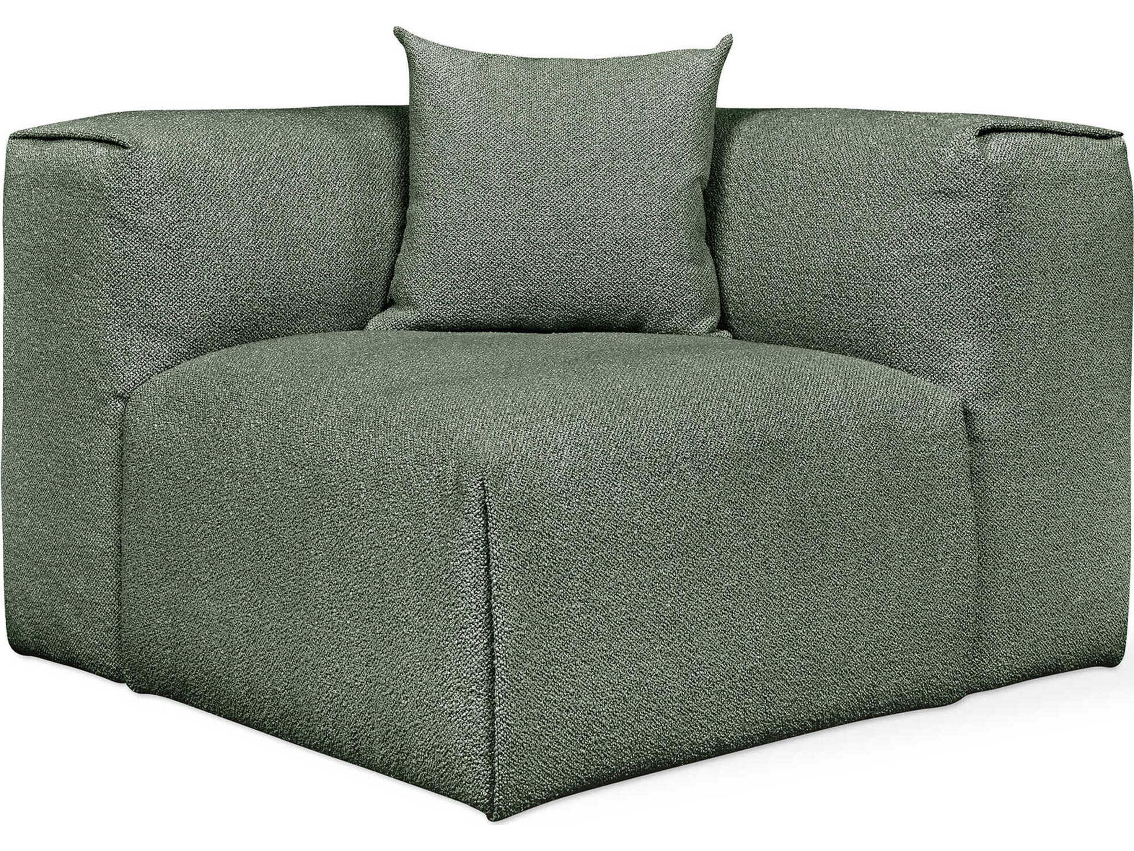 Gus* Modern Nest Green Corner Chair