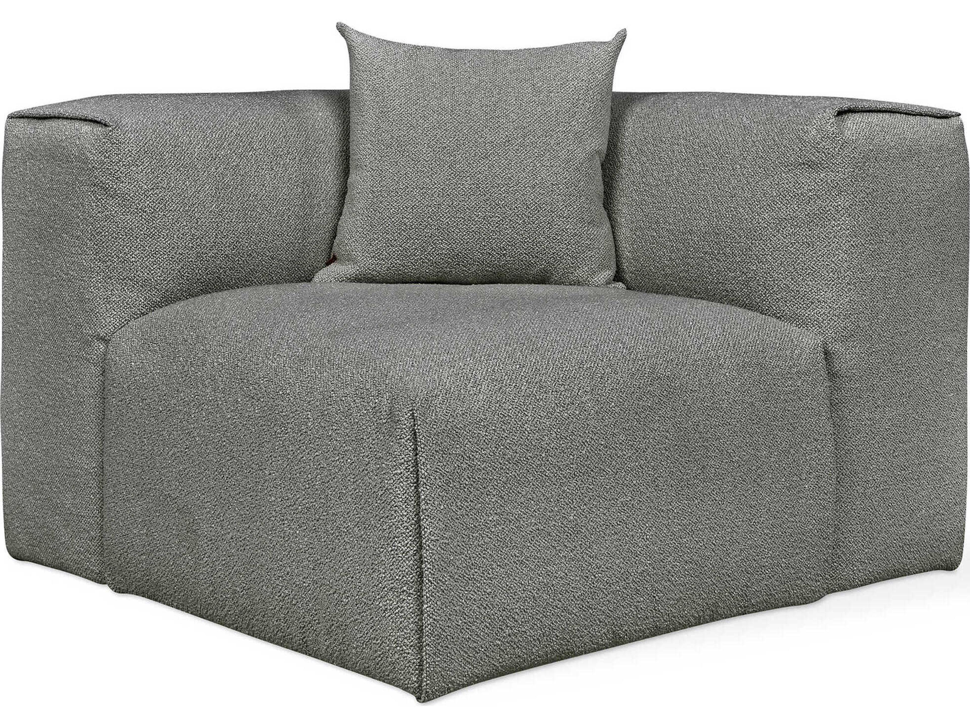Gus* Modern Nest Gray Corner Chair