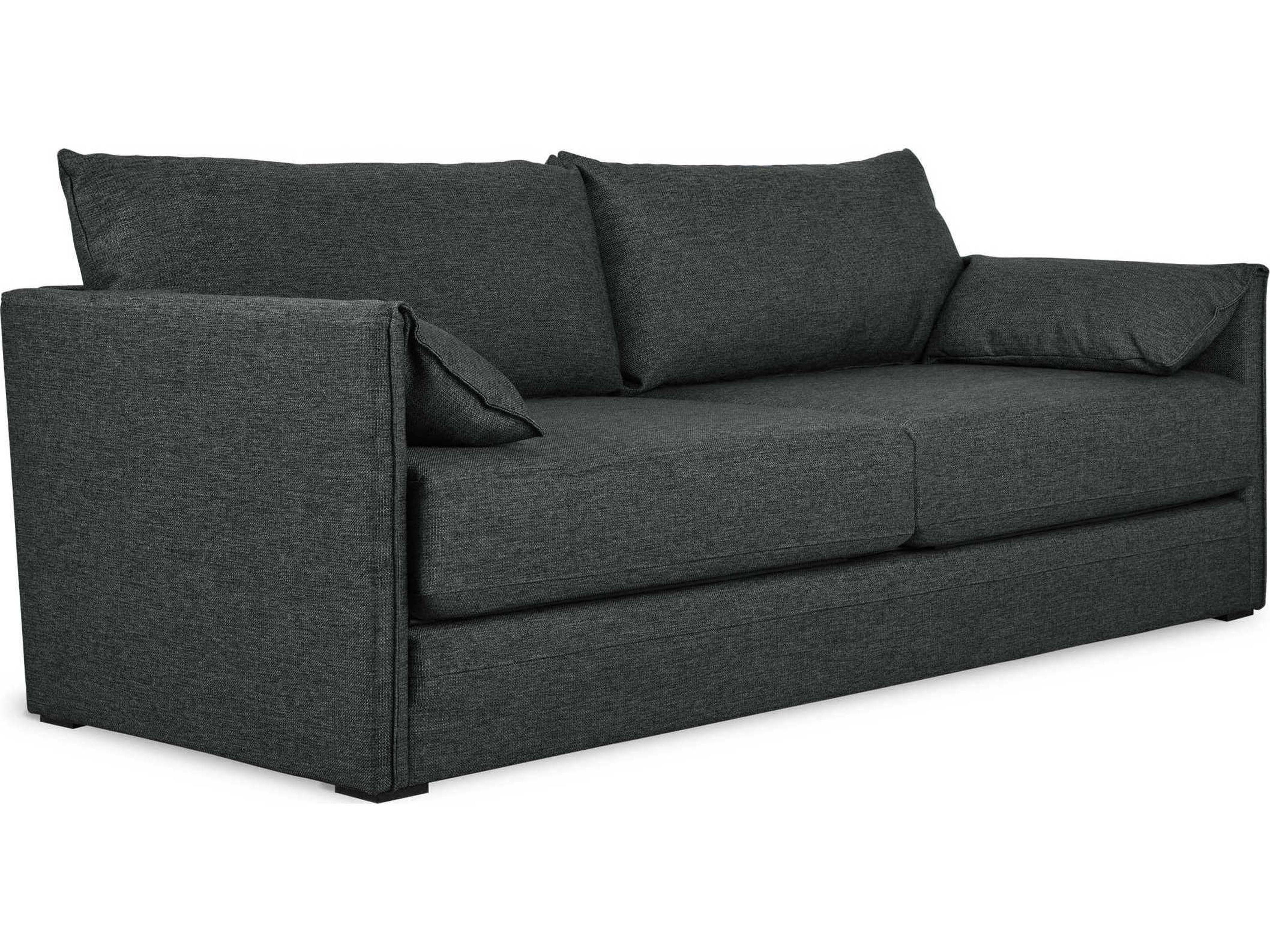 Gus* Modern Neru Dawson Stratus Gray Upholstered Sofa Bed