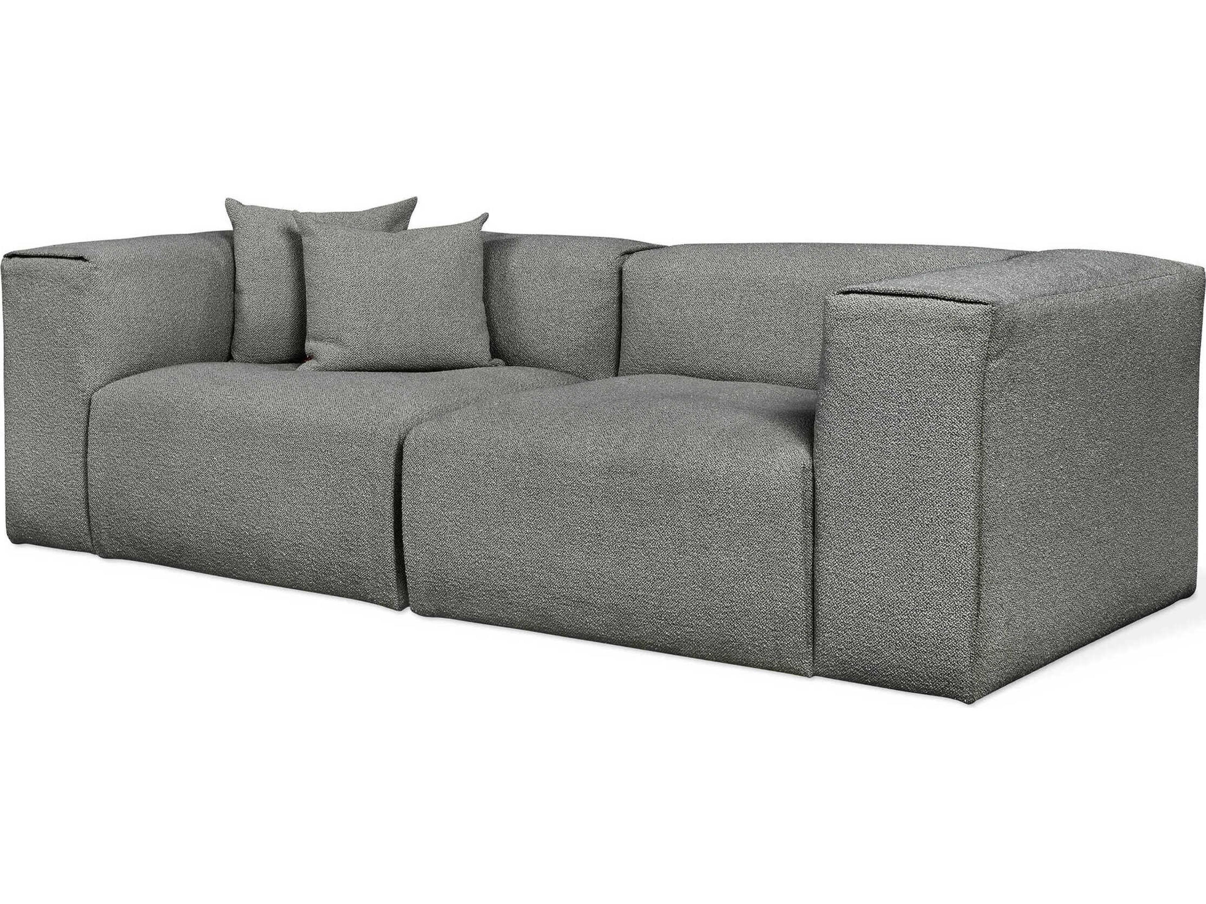 Gus* Modern Nest Morris Scoria Green Upholstered Sofa