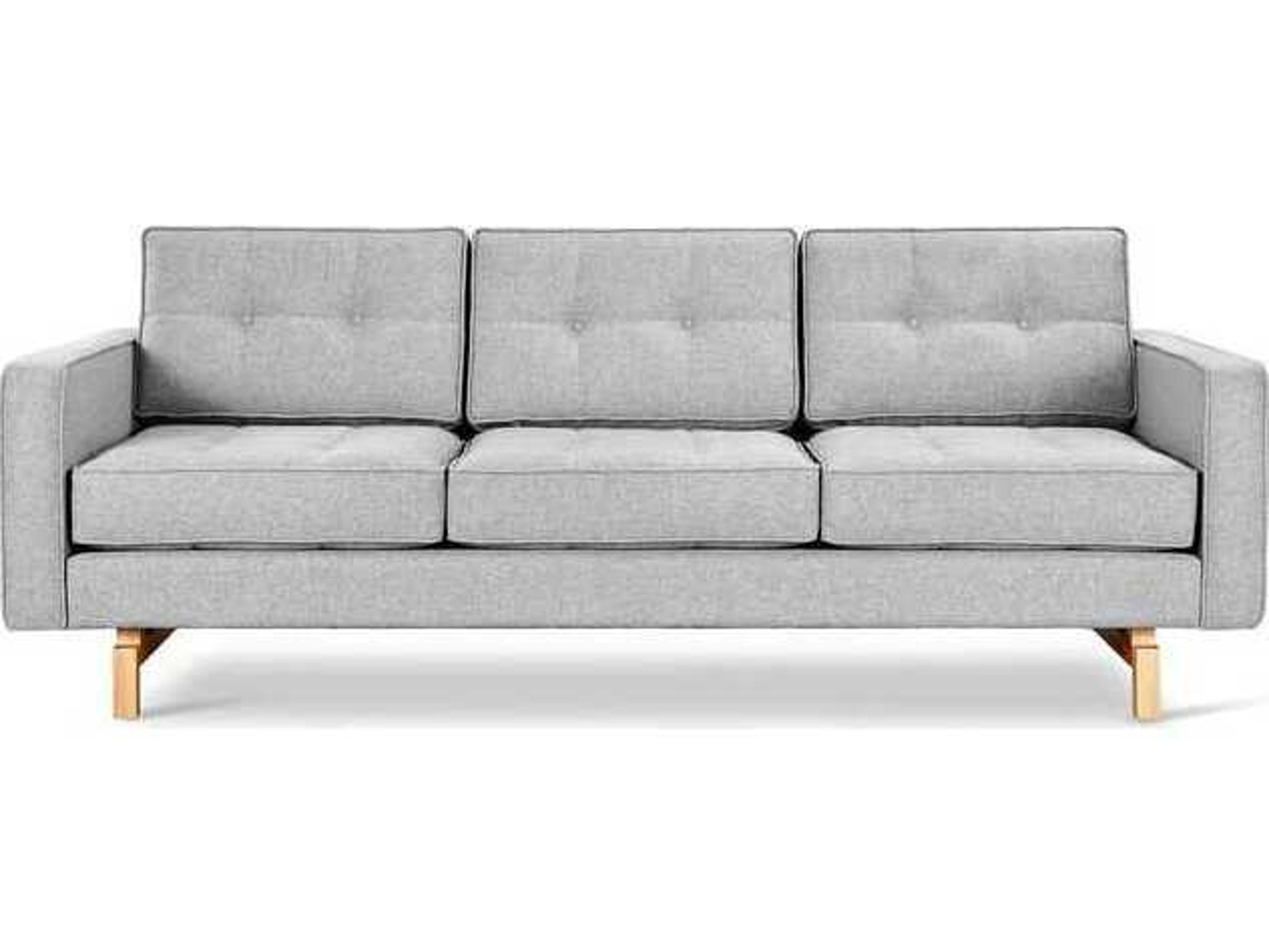 Gus* Modern Jane Gray Upholstered Sofa
