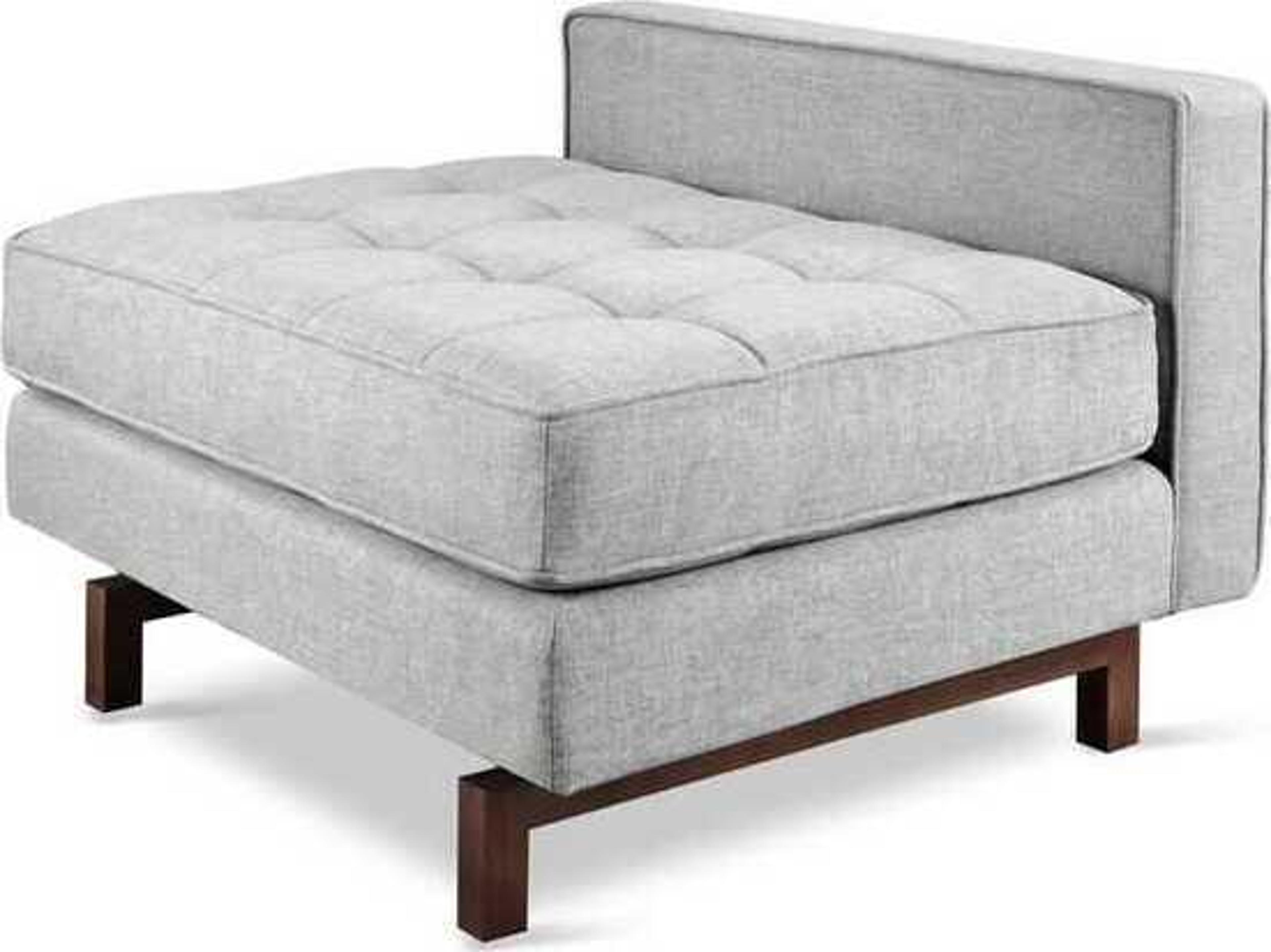 Gus* Modern Jane Gray Upholstered Chaise