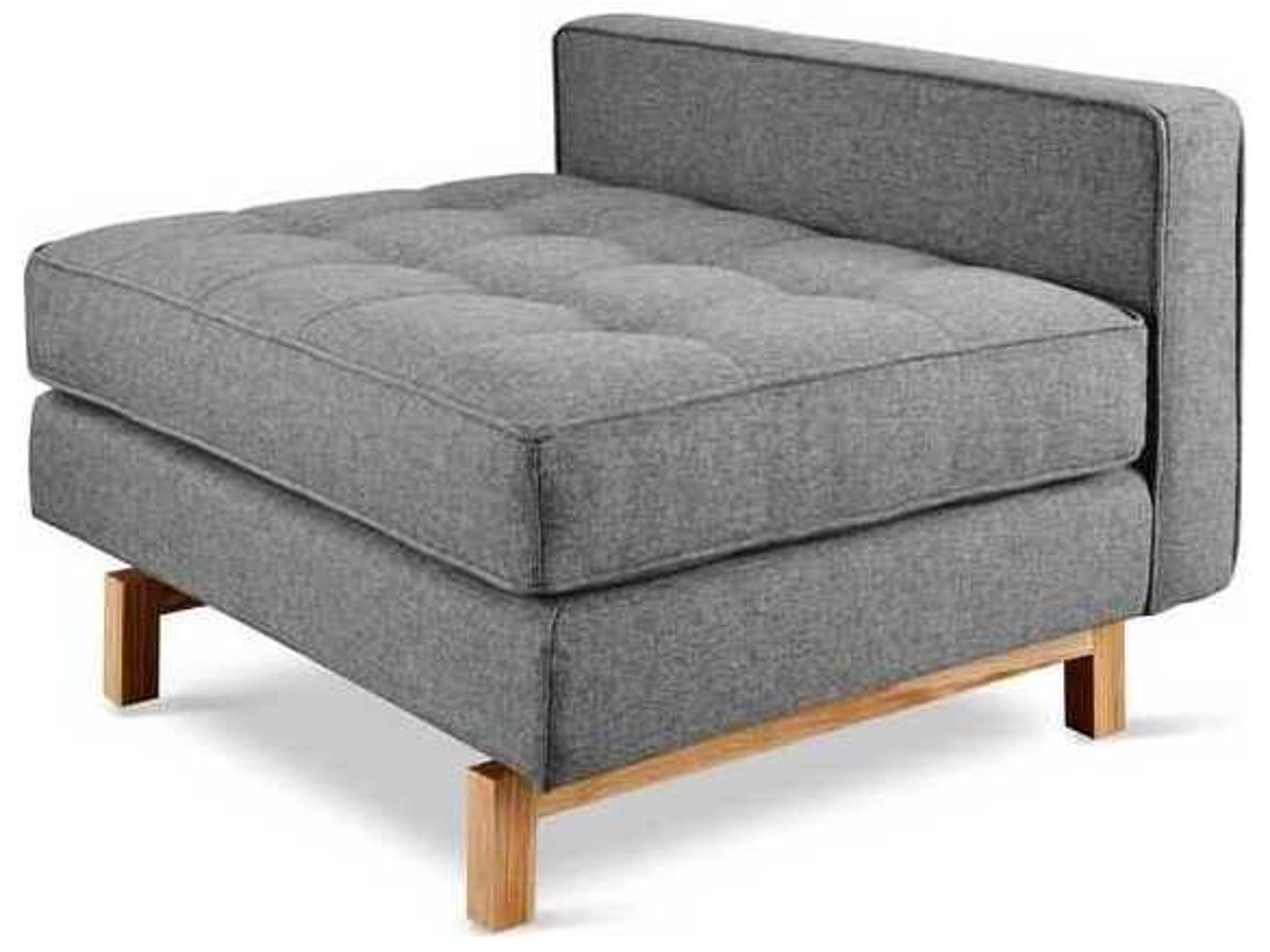 Gus* Modern Jane Gray Upholstered Chaise