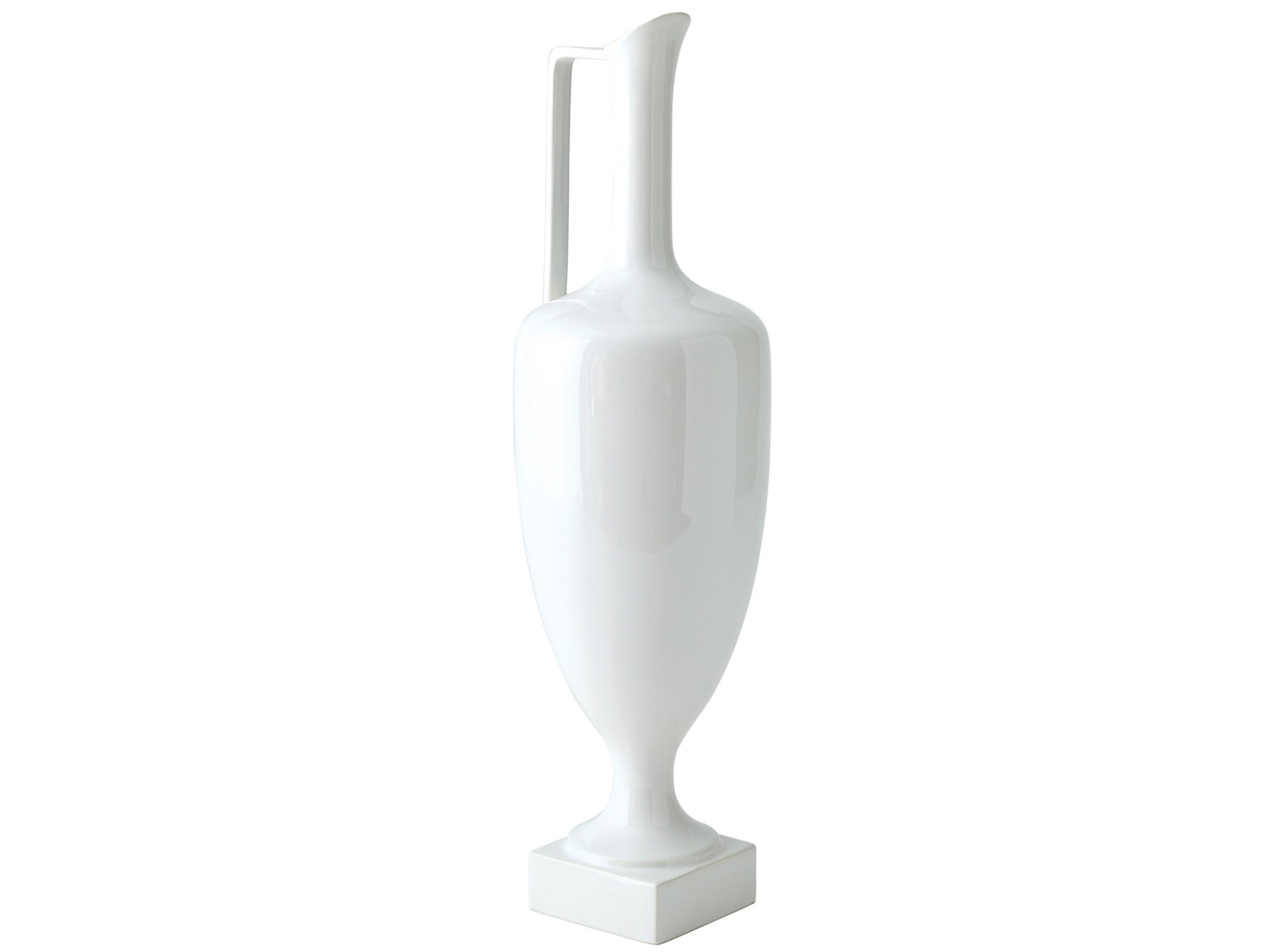 Global Views Quiet Curve White Urn