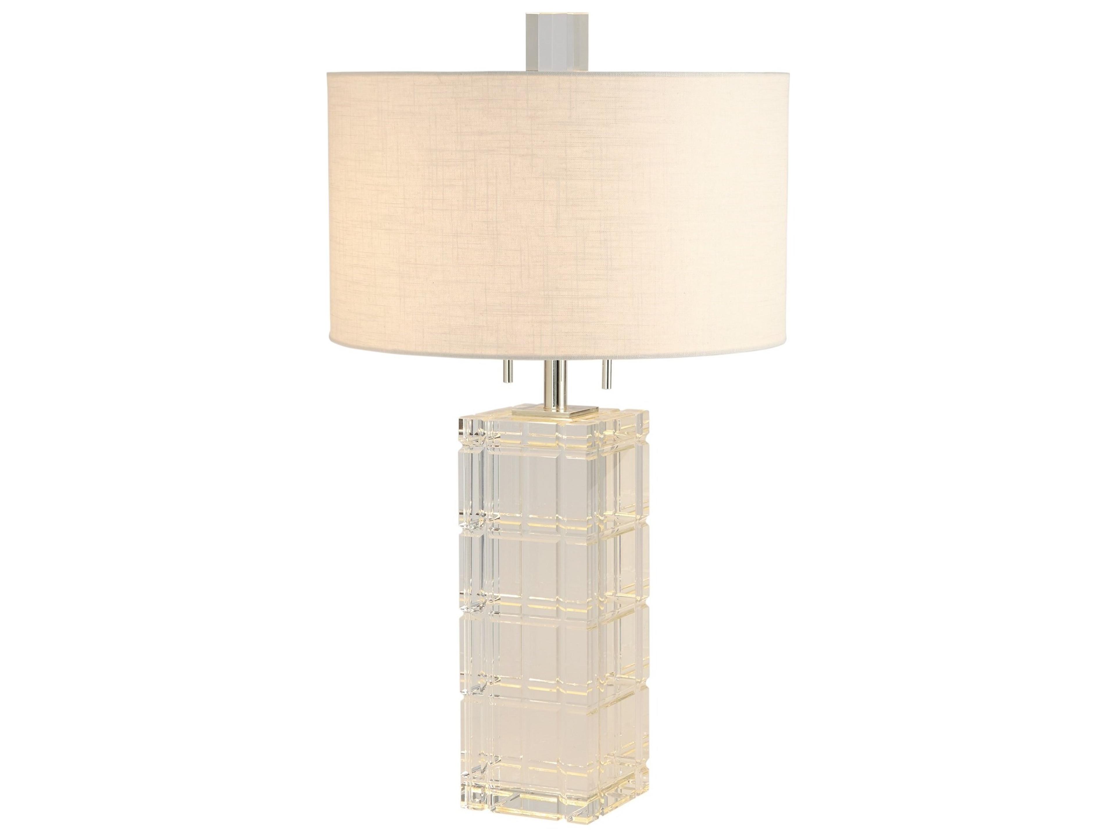Global Views White Table Lamp
