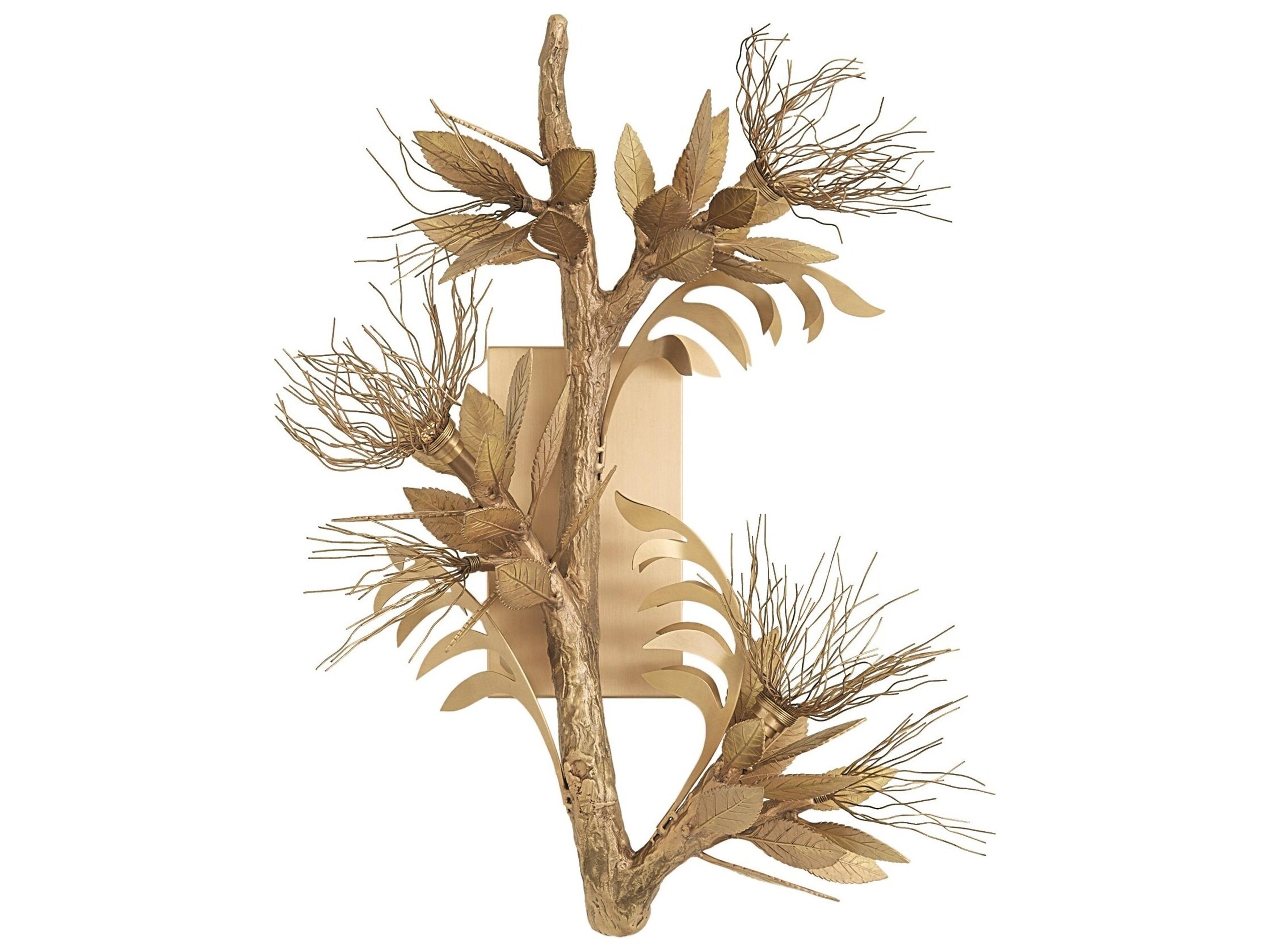 Global Views Brass Wall Sconce