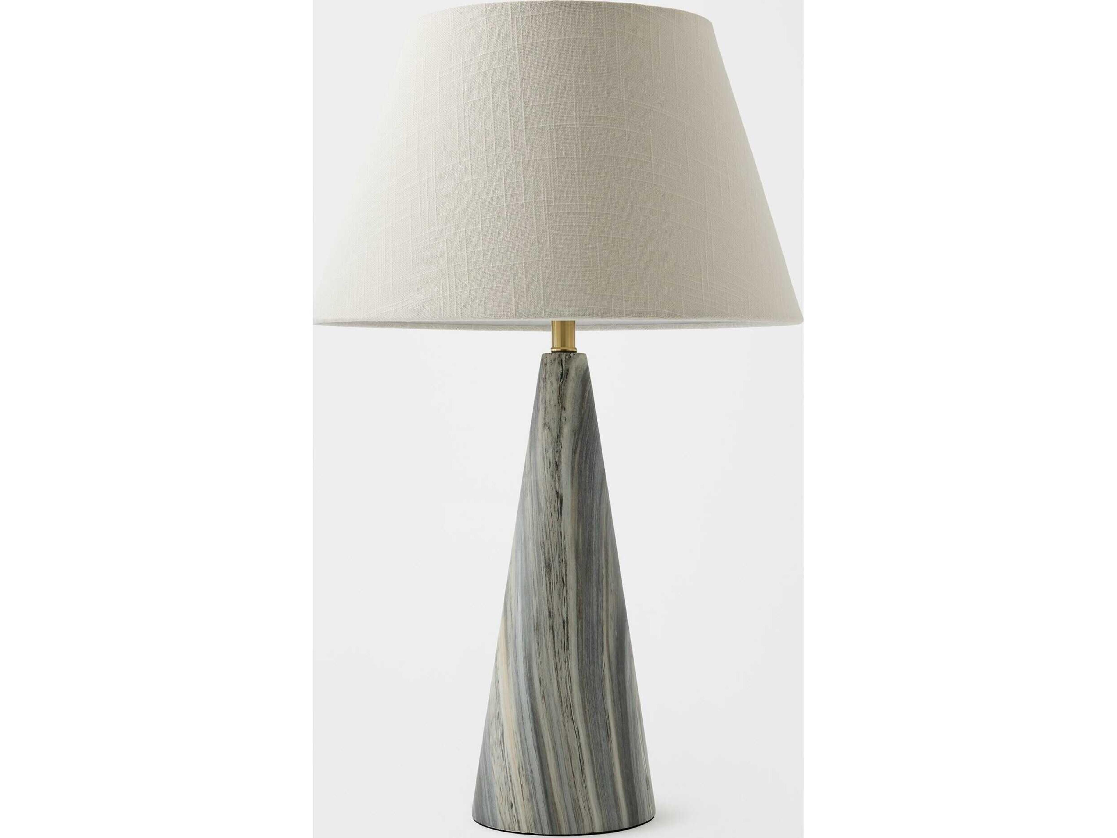Global Views Conical Brass Buffet Lamp