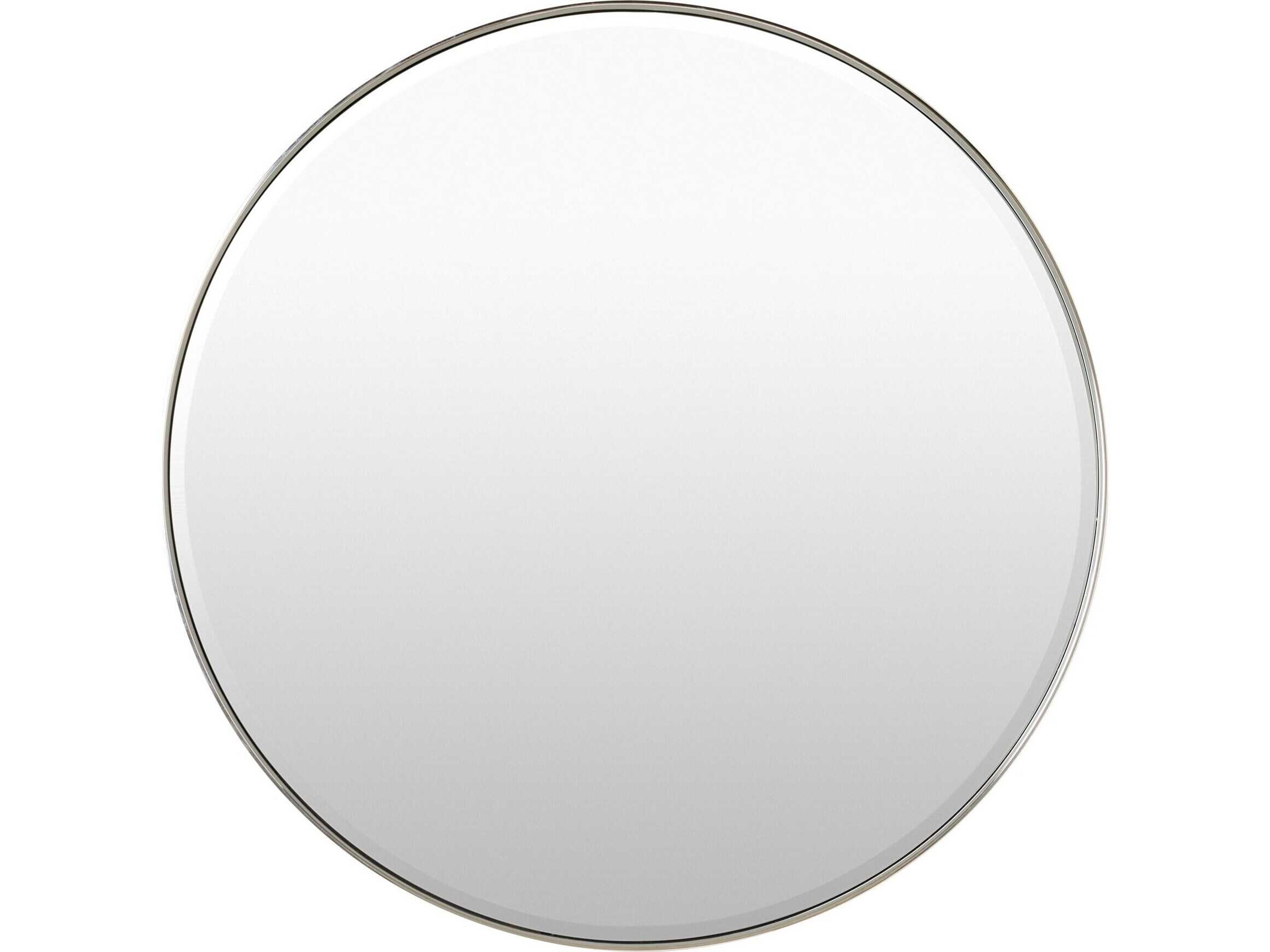 Global Views Vivid Clear Wall Mirror Round
