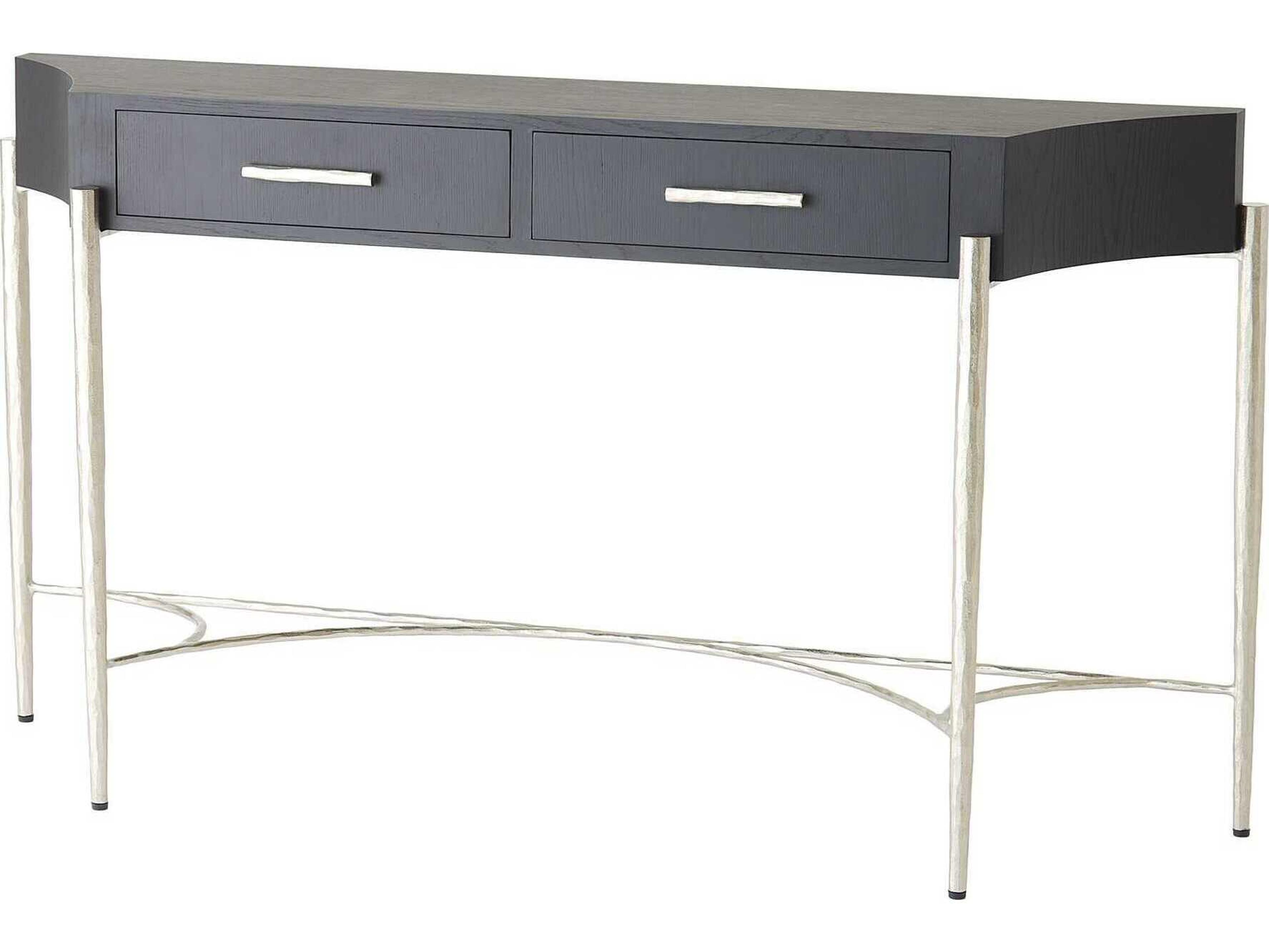 Global Views Breakfront Demilune Wood Console Table