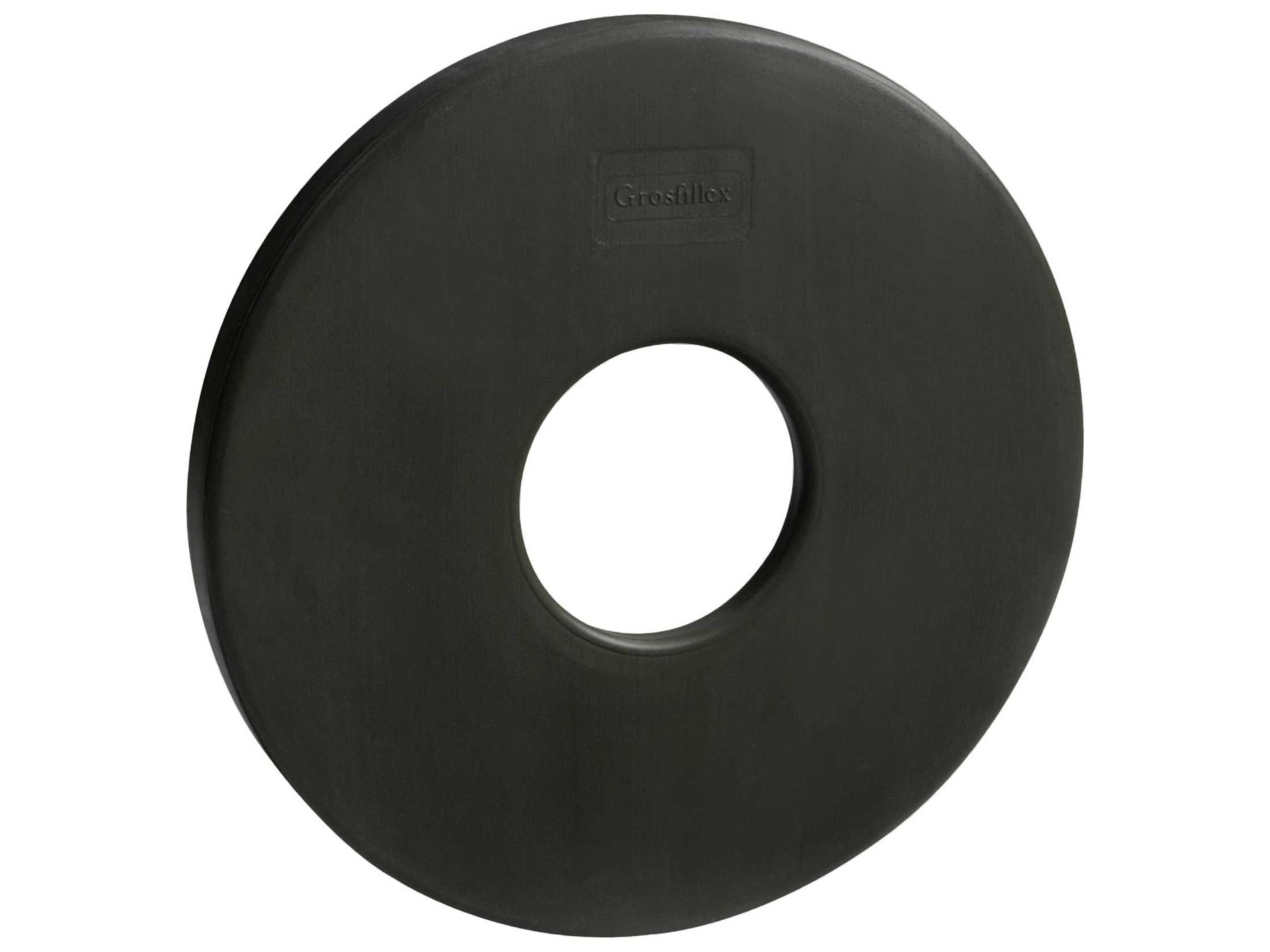 Grosfillex Resin Black Ring Umbrella Base