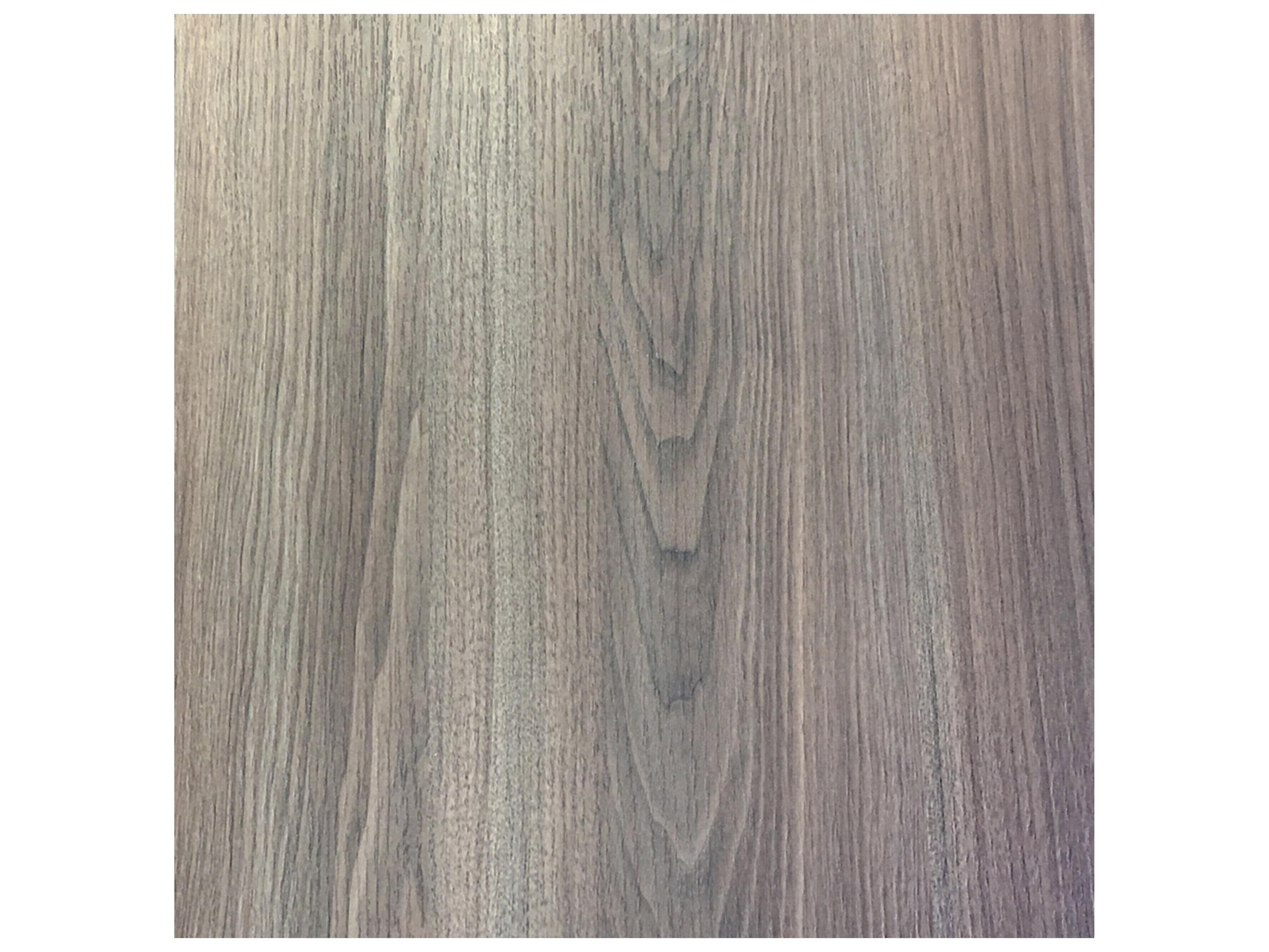 Grosfillex HPL Resin Walnut Square Table Top with Rails