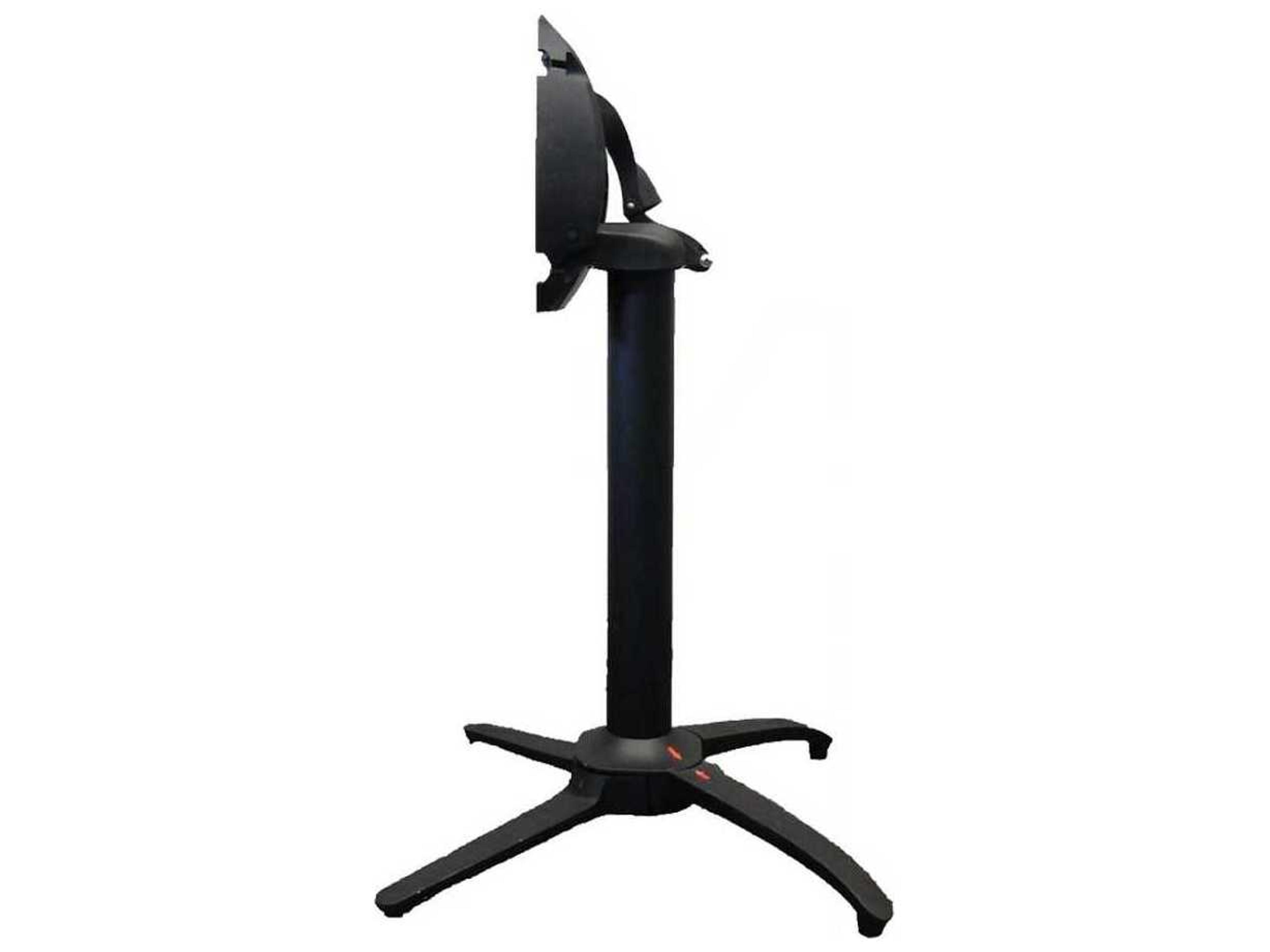 Grosfillex Quattro Aluminum Black Contact Terrace Dining Height Table Base