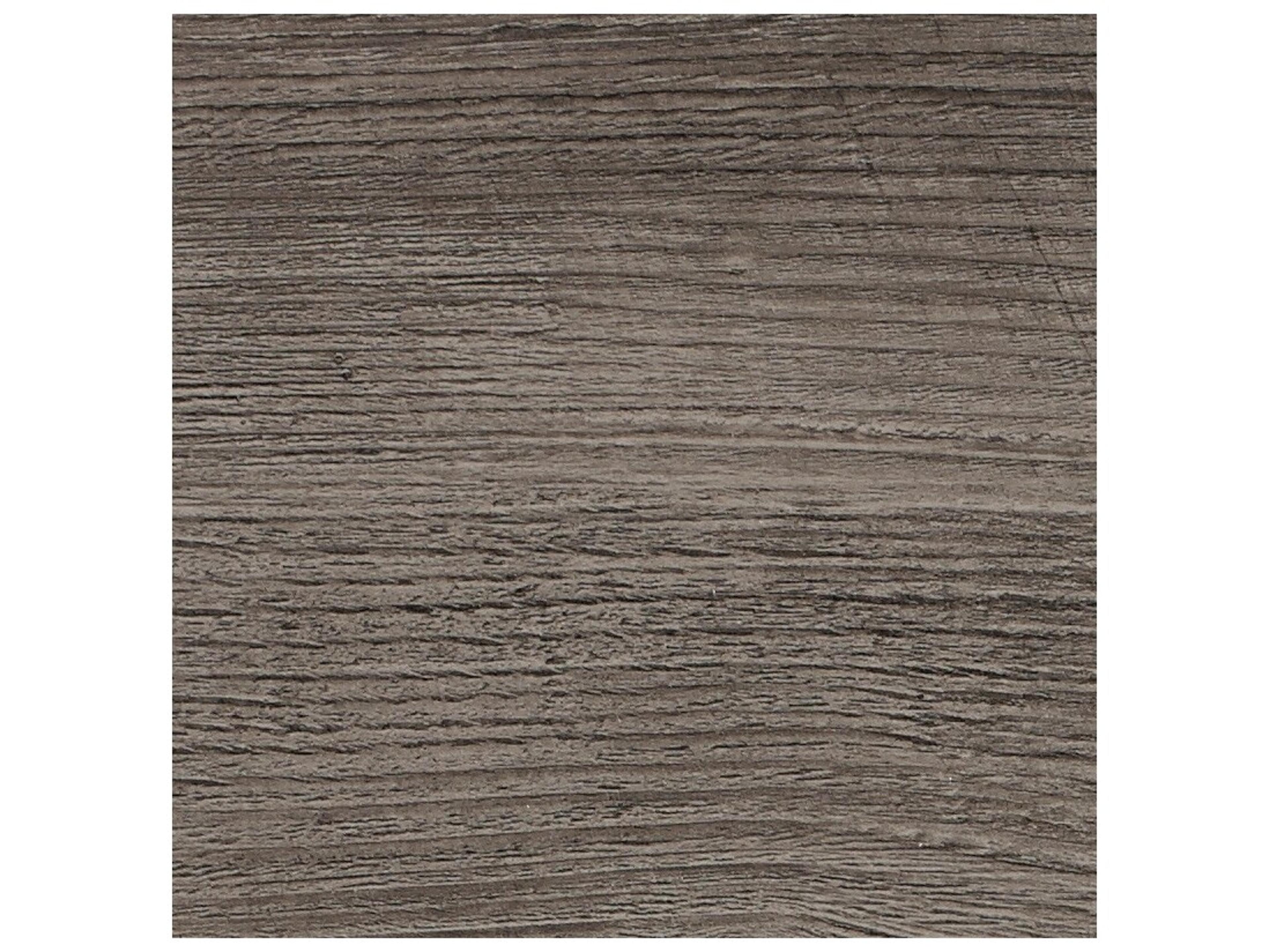 Grosfillex Molded Melamine Resin Aged Oak Square Table Top