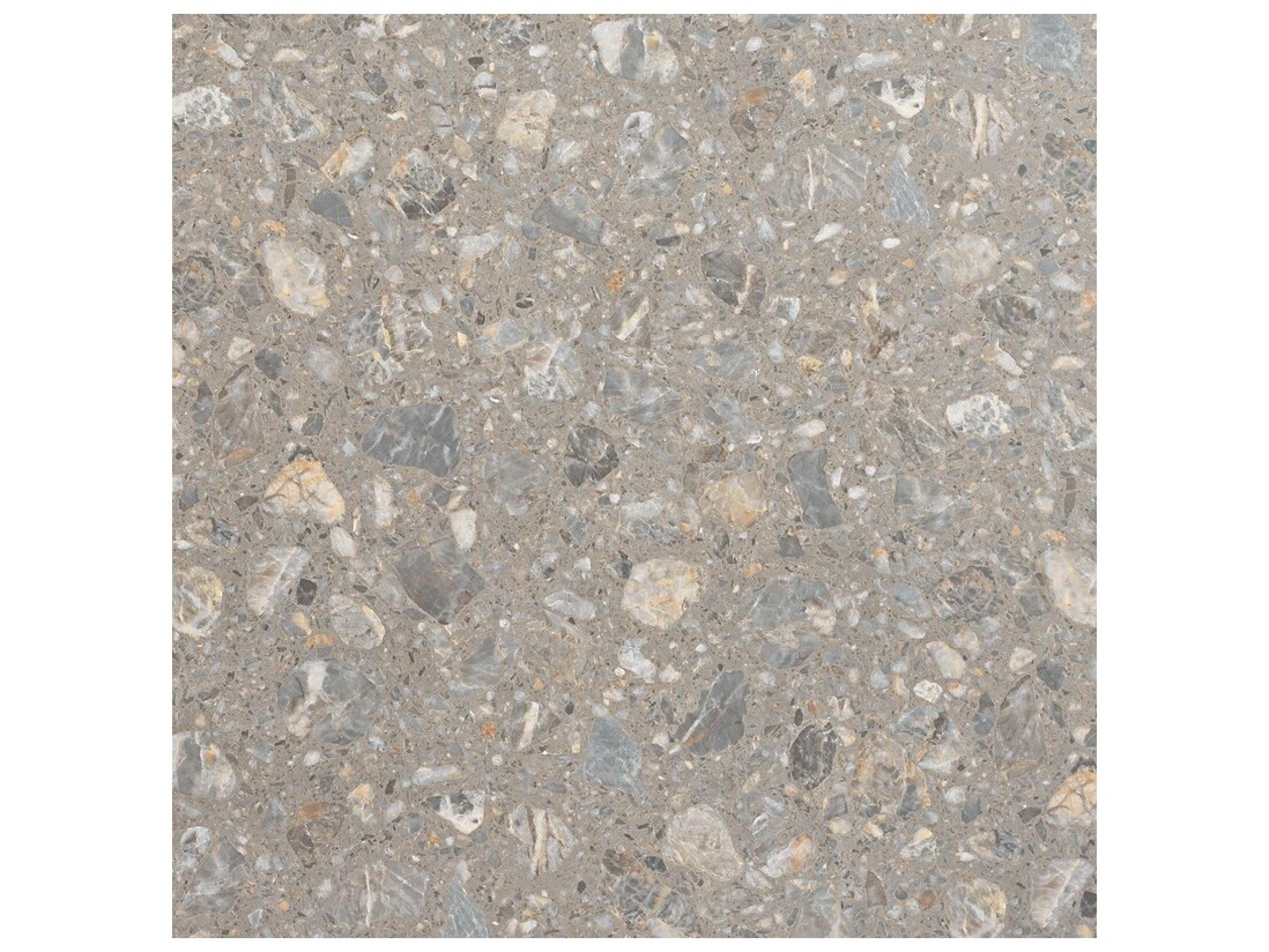 Grosfillex Molded Melamine Resin Tokyo Stone Square Table Top