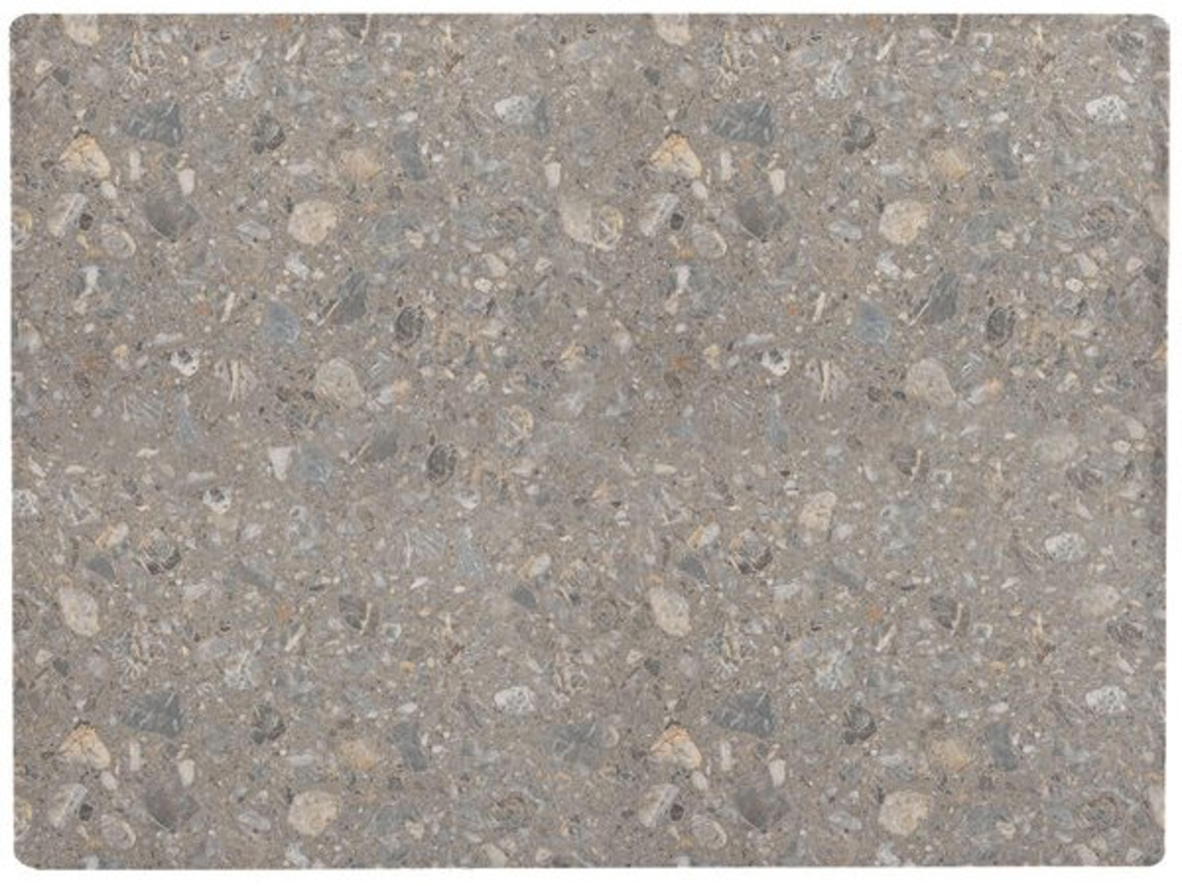Grosfillex Molded Melamine Resin Tokyo Stone Rectangular Table Top
