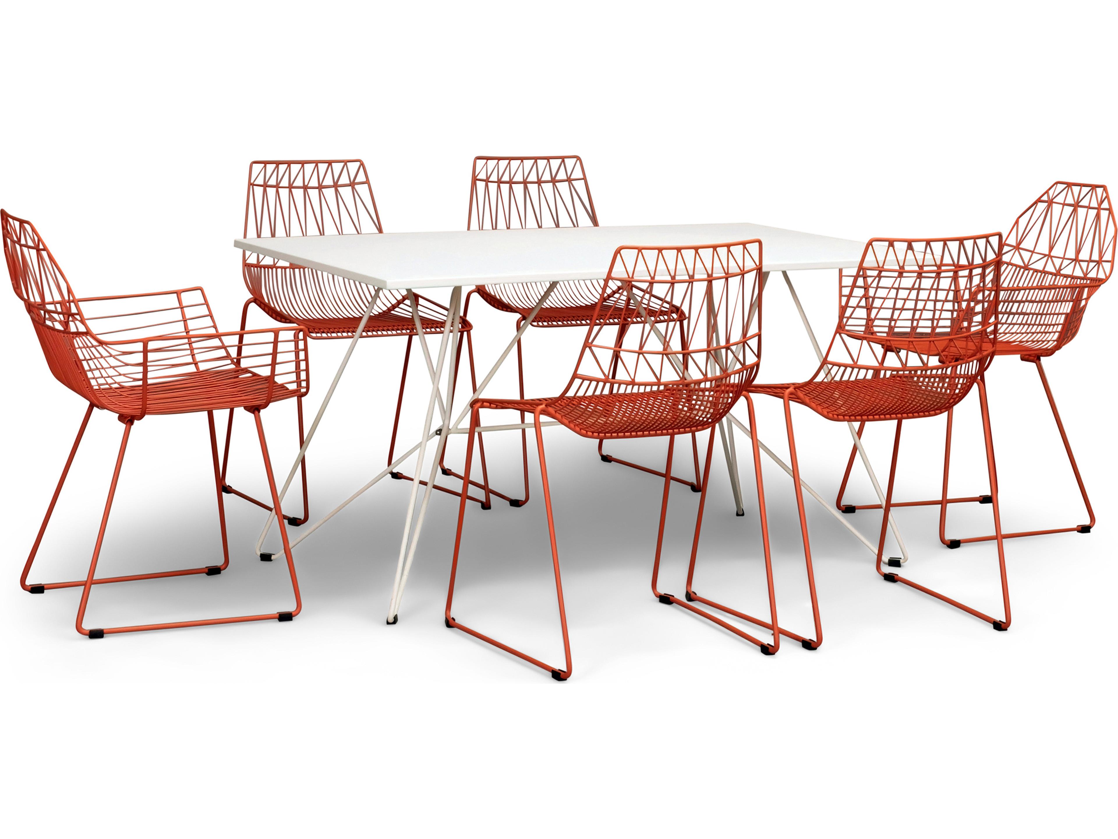 Harmonia Living Ace Steel 7 Piece Outdoor Dining Set