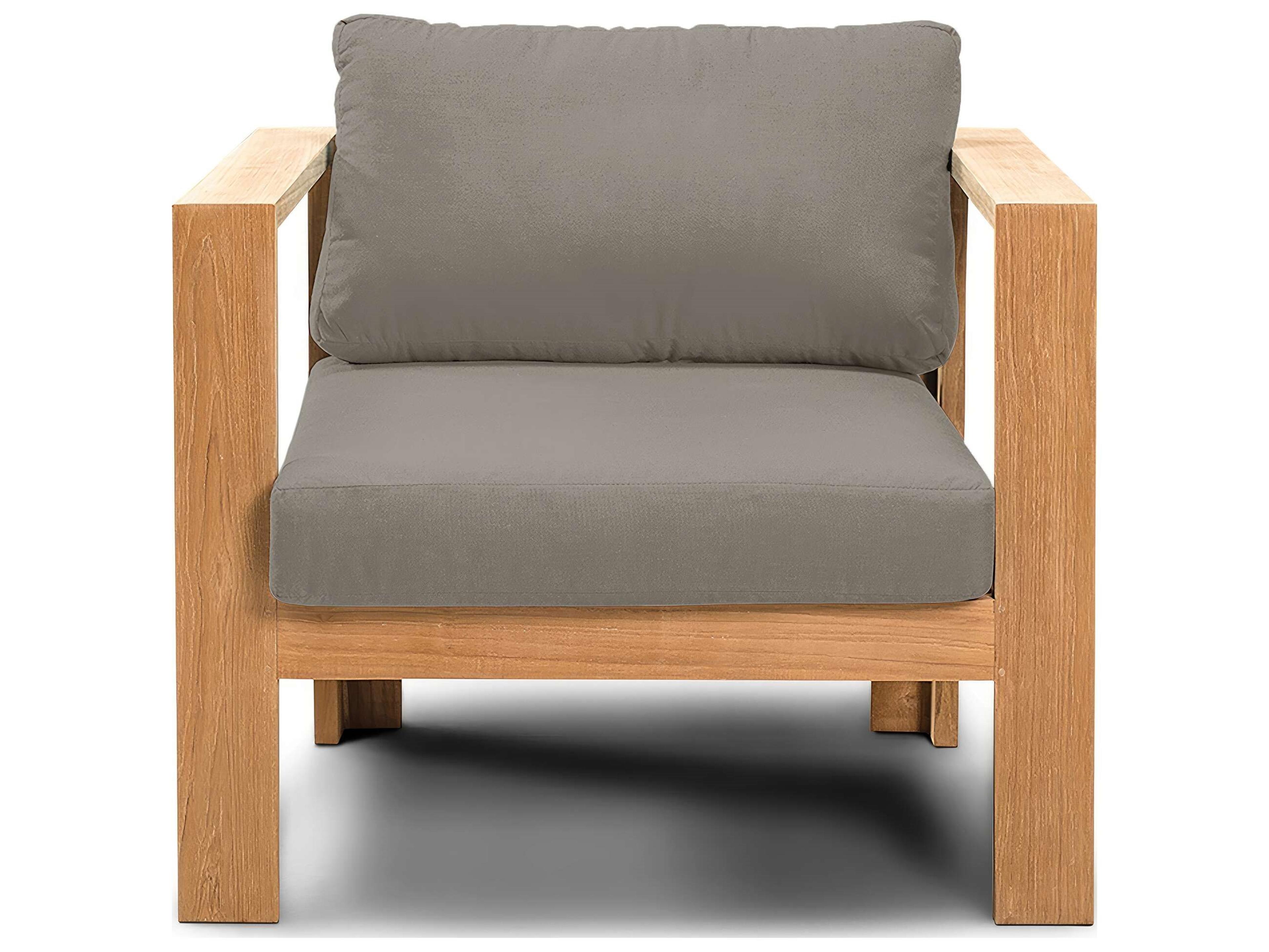 Harmonia Living Ando Teak Outdoor Lounge Chair