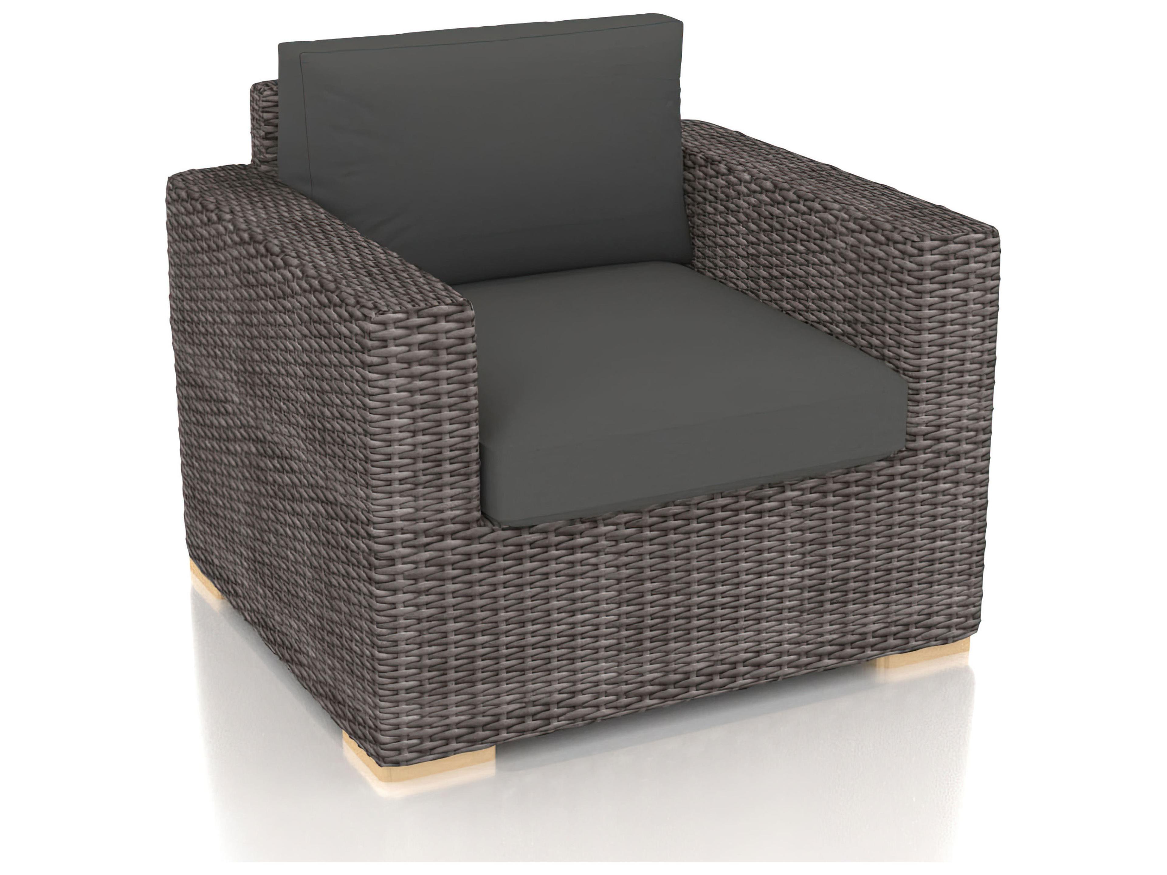 Harmonia Living Viento Wicker Patio Lounge Chair