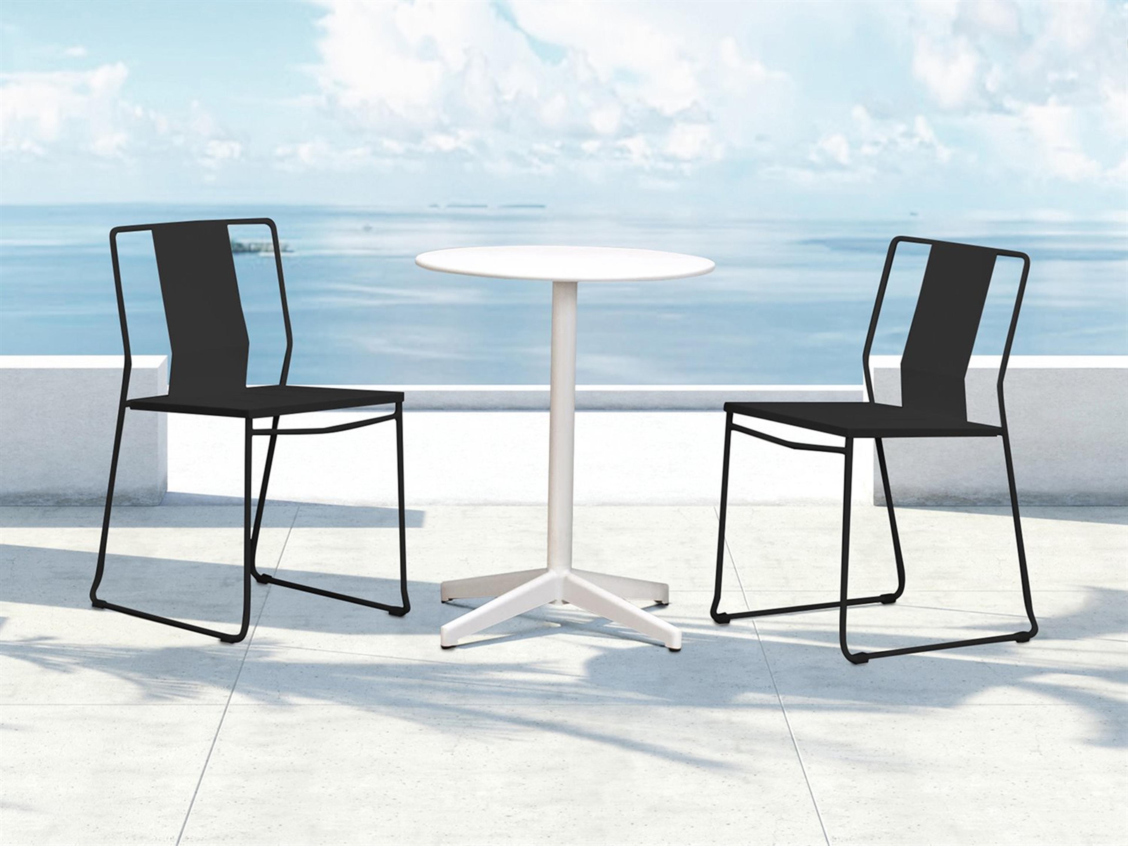 Harmonia Living Frank Steel 3 Piece Outdoor Dining Set