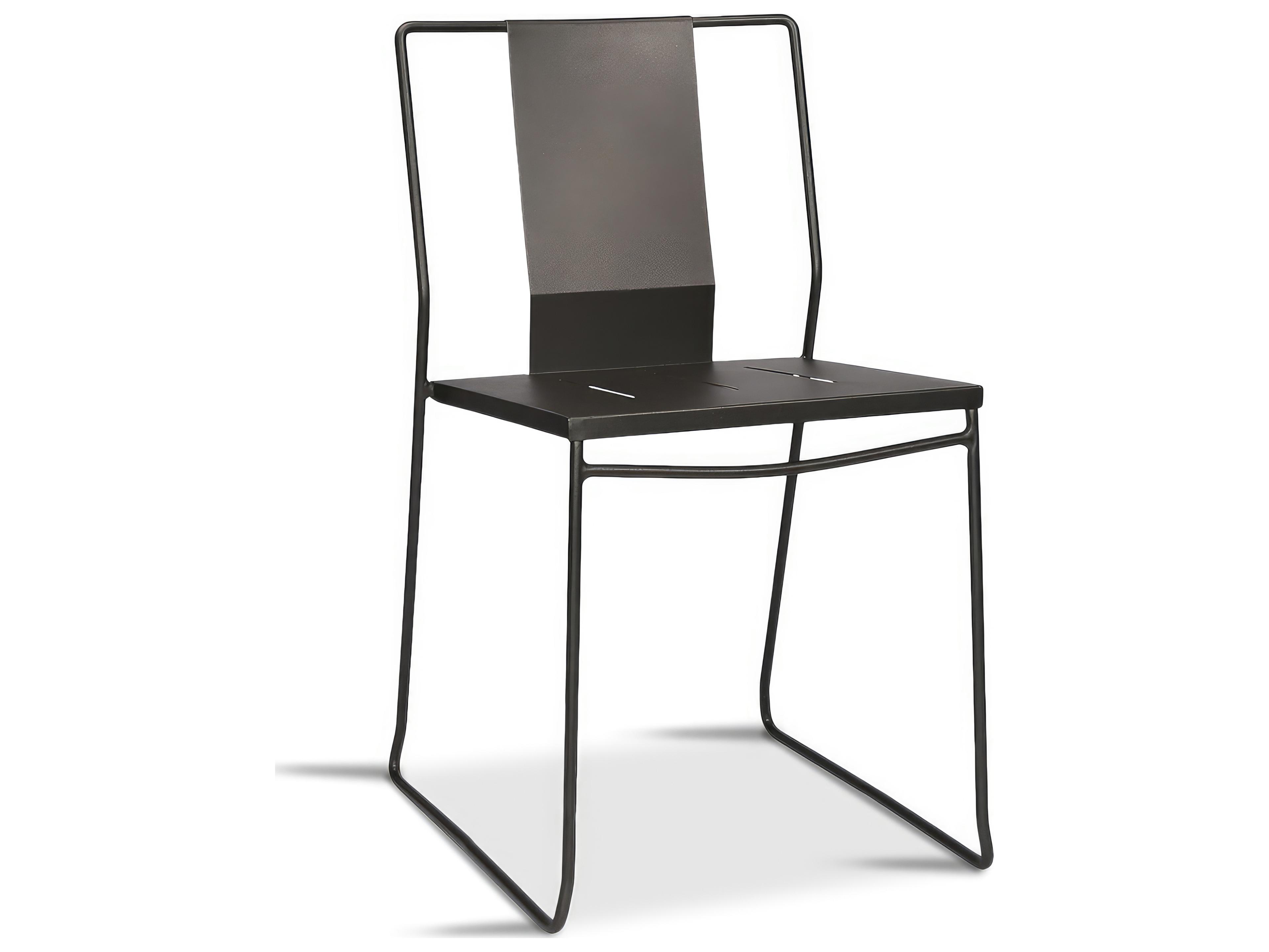 Harmonia Living Frank Steel Stackable Outdoor Dining Side Chair