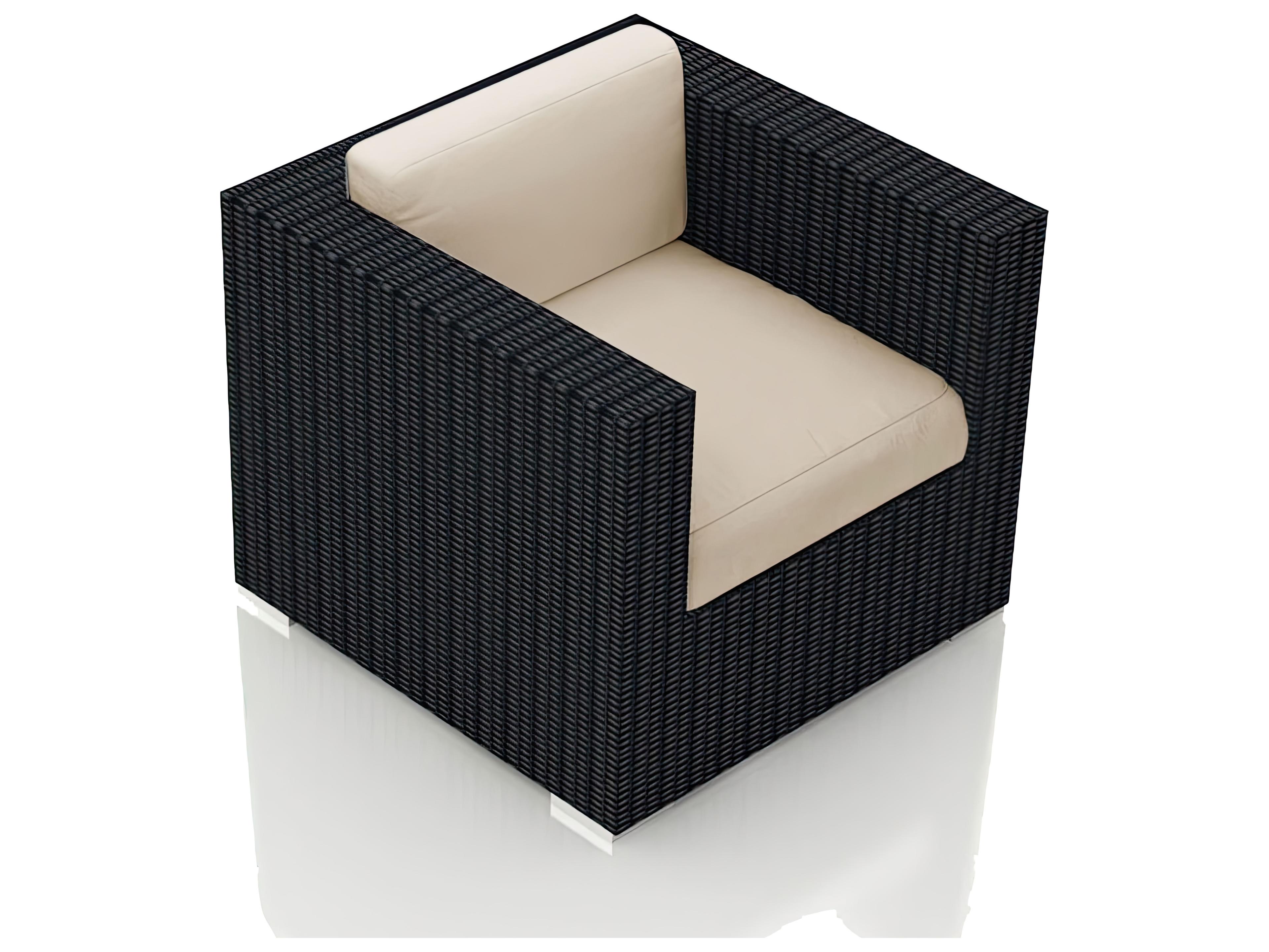 Harmonia Living Urbana Wicker Outdoor Lounge Chair