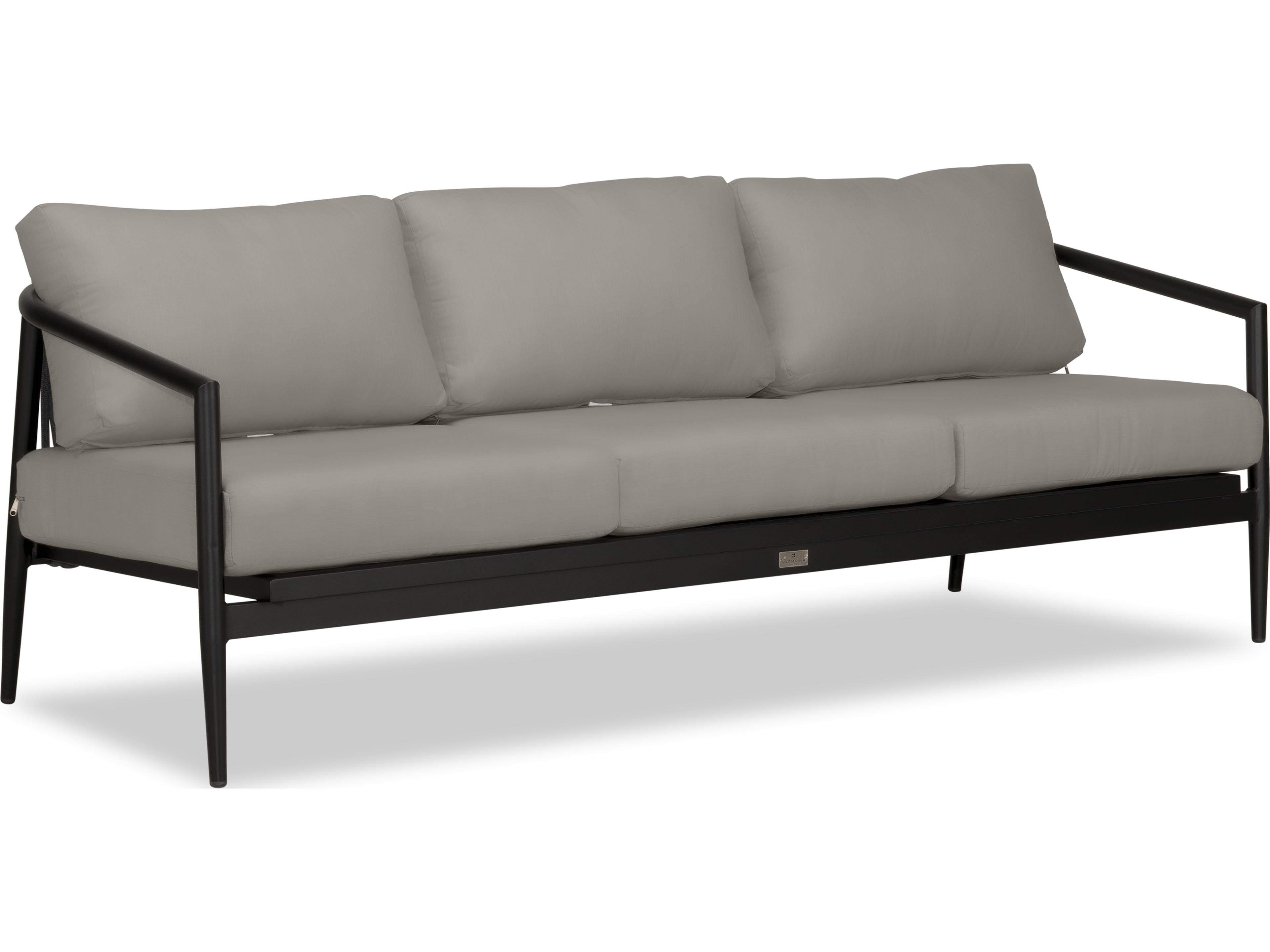 Harmonia Living Olio Aluminum Outdoor Patio Sofa