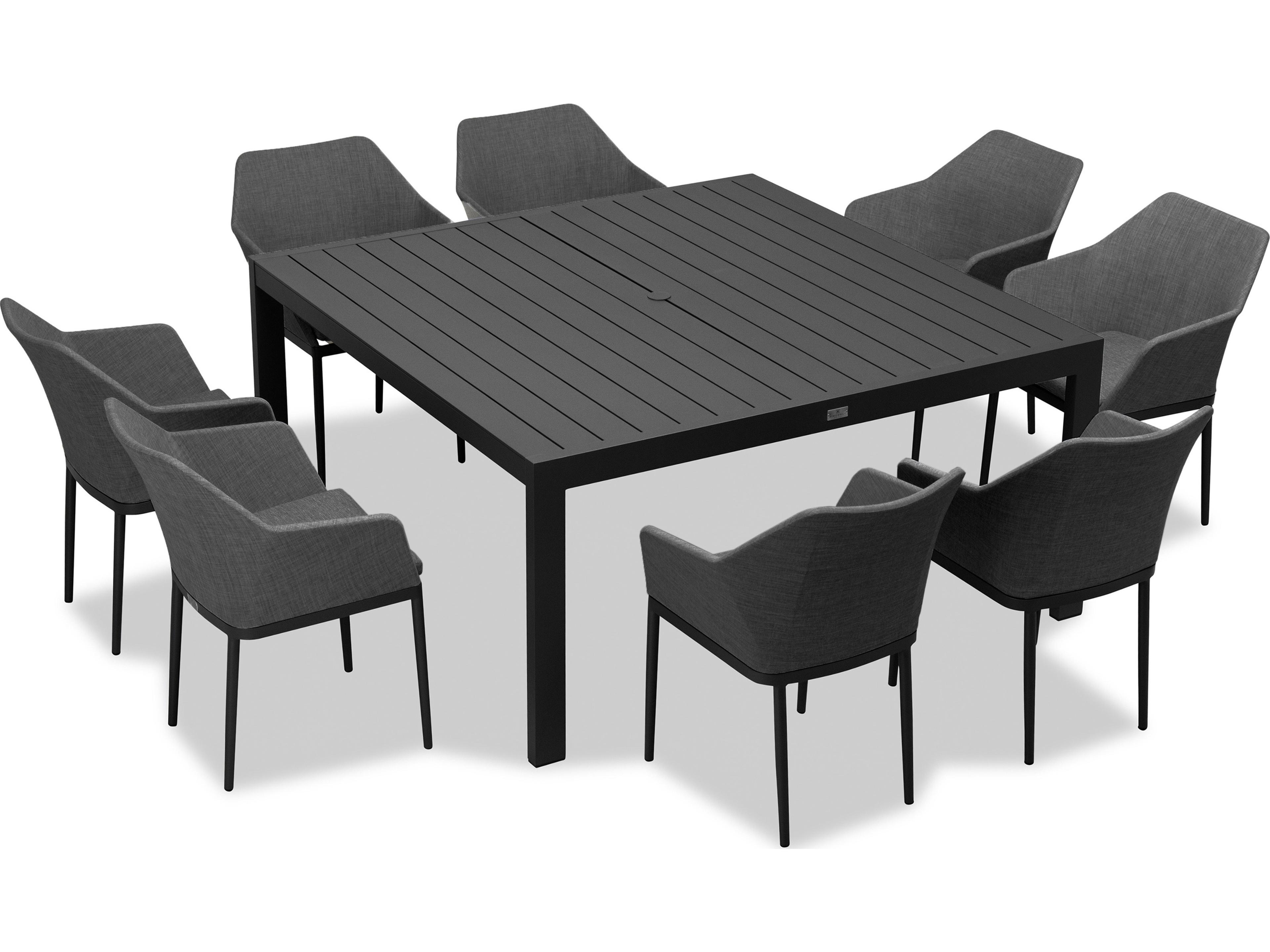 Harmonia Living Tailor Aluminum Classic 8 Seat Patio Dining Set