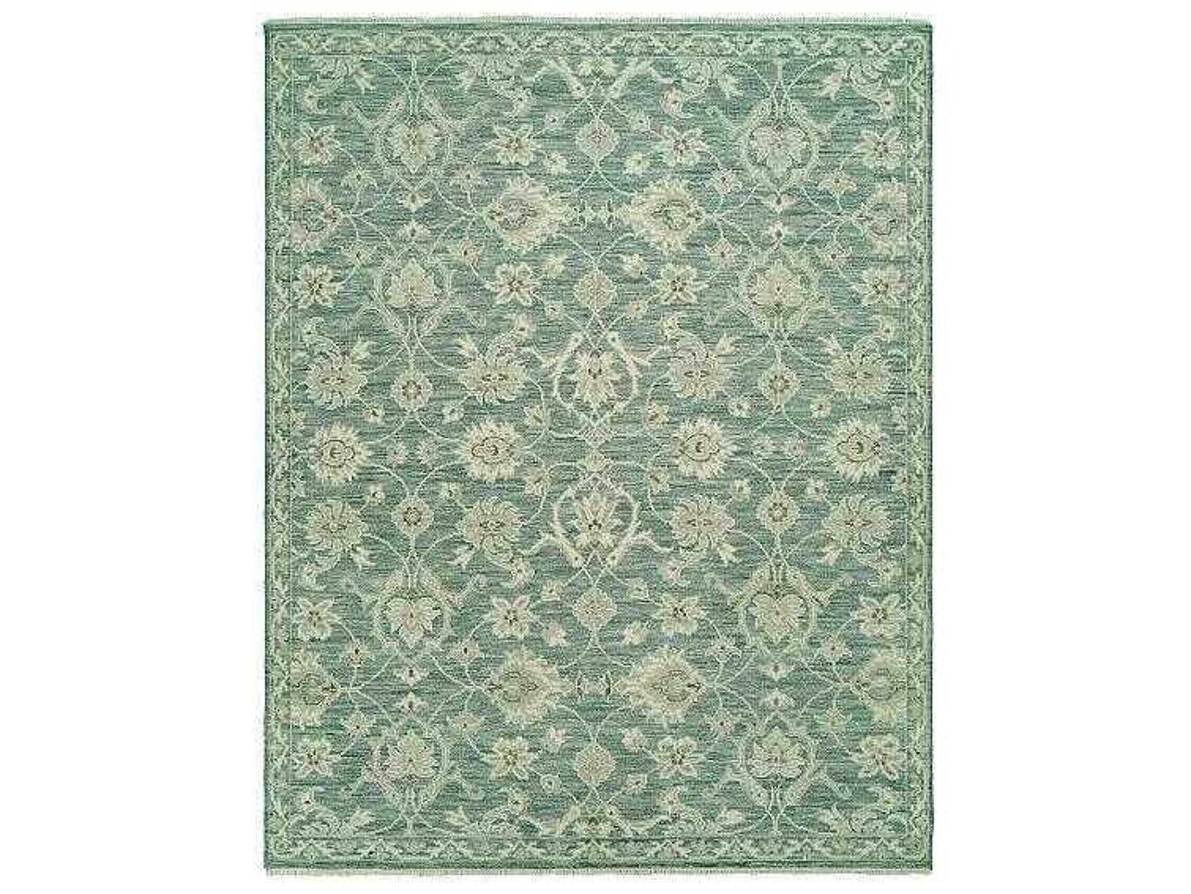 Harounian Rugs Aria  Teal Green Area Rug