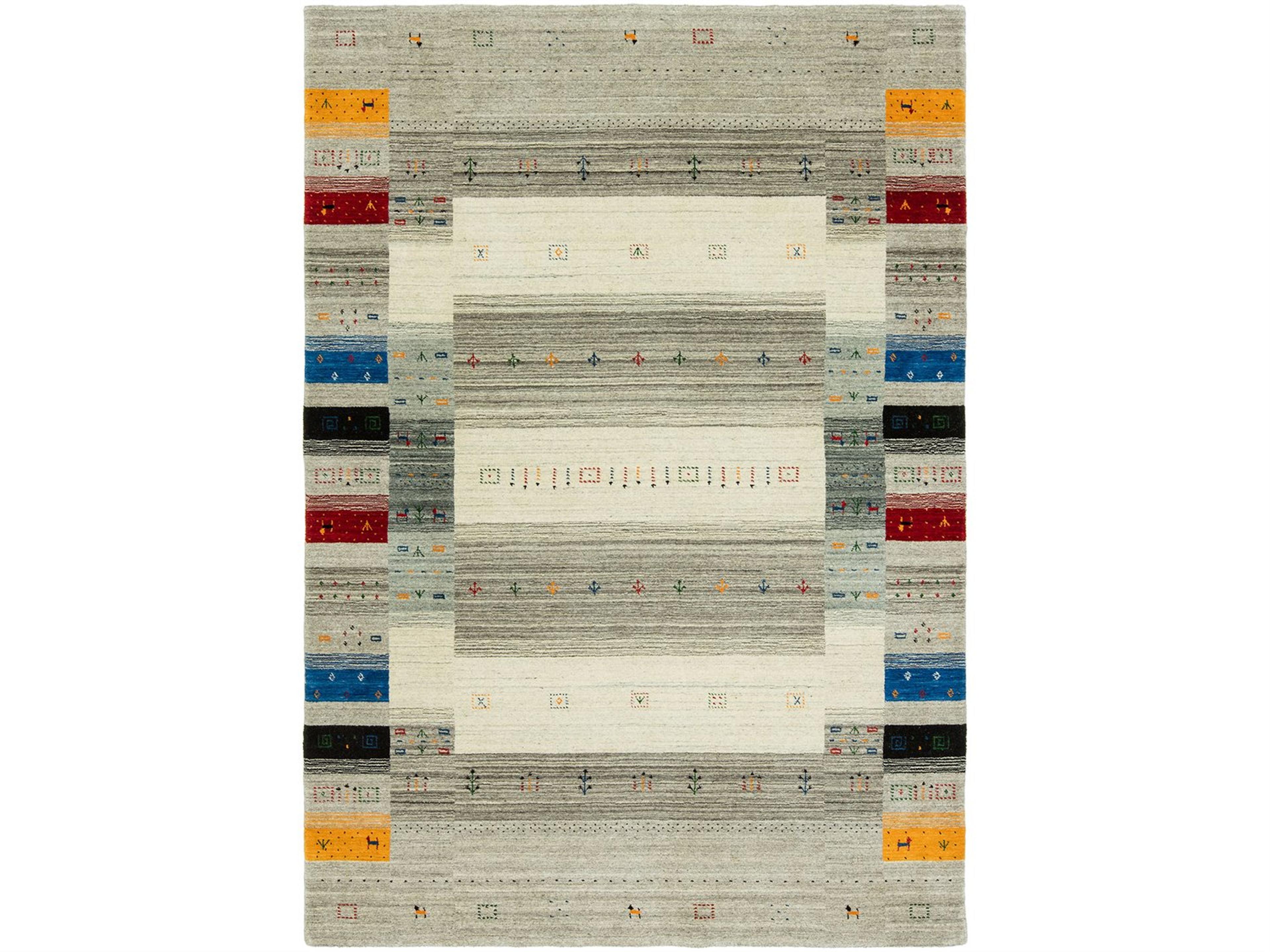 Harounian Rugs Folk Grey - Multi Area Rug