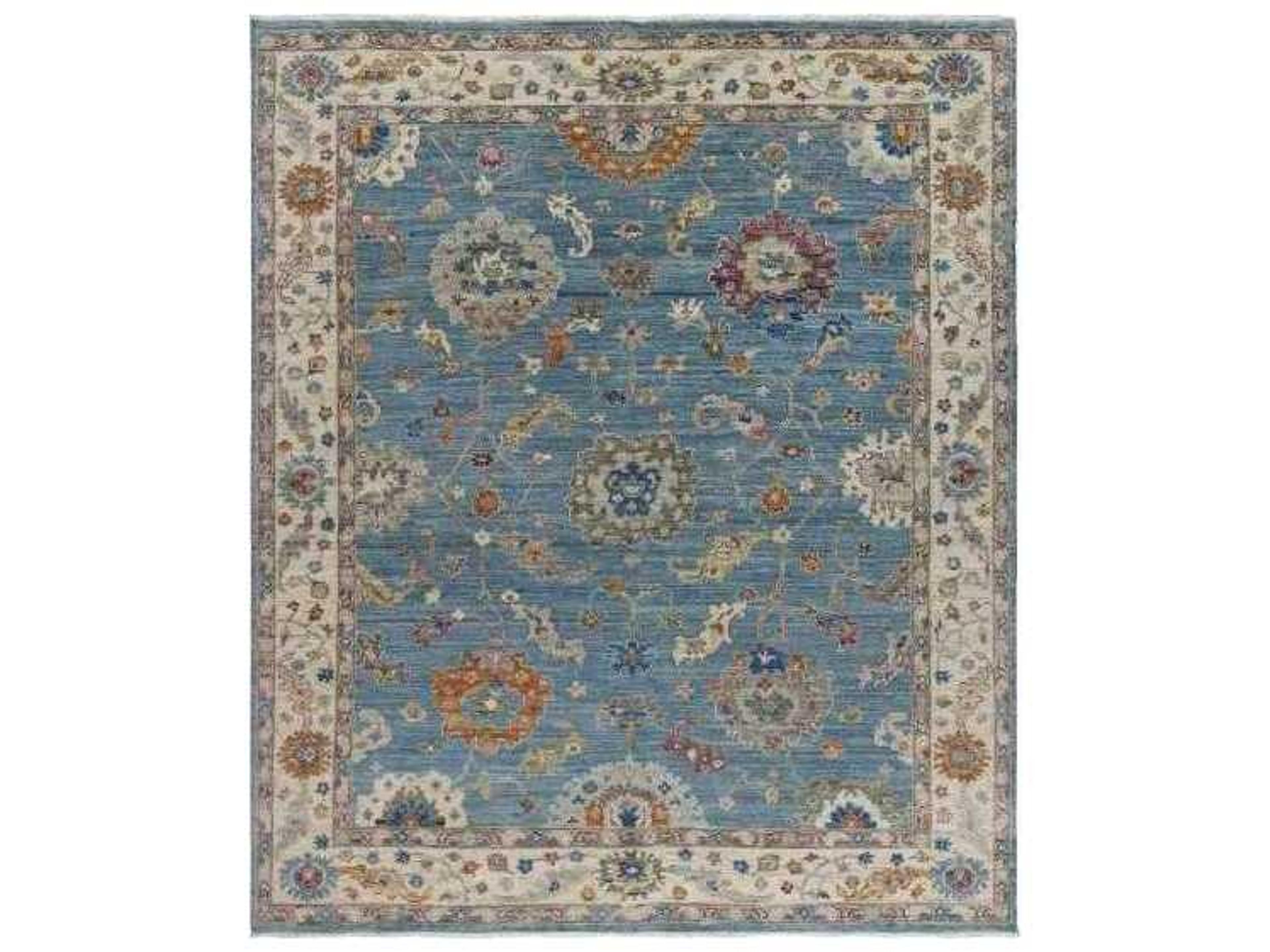 Harounian Rugs Majestic Oushak Bordered Area Rug