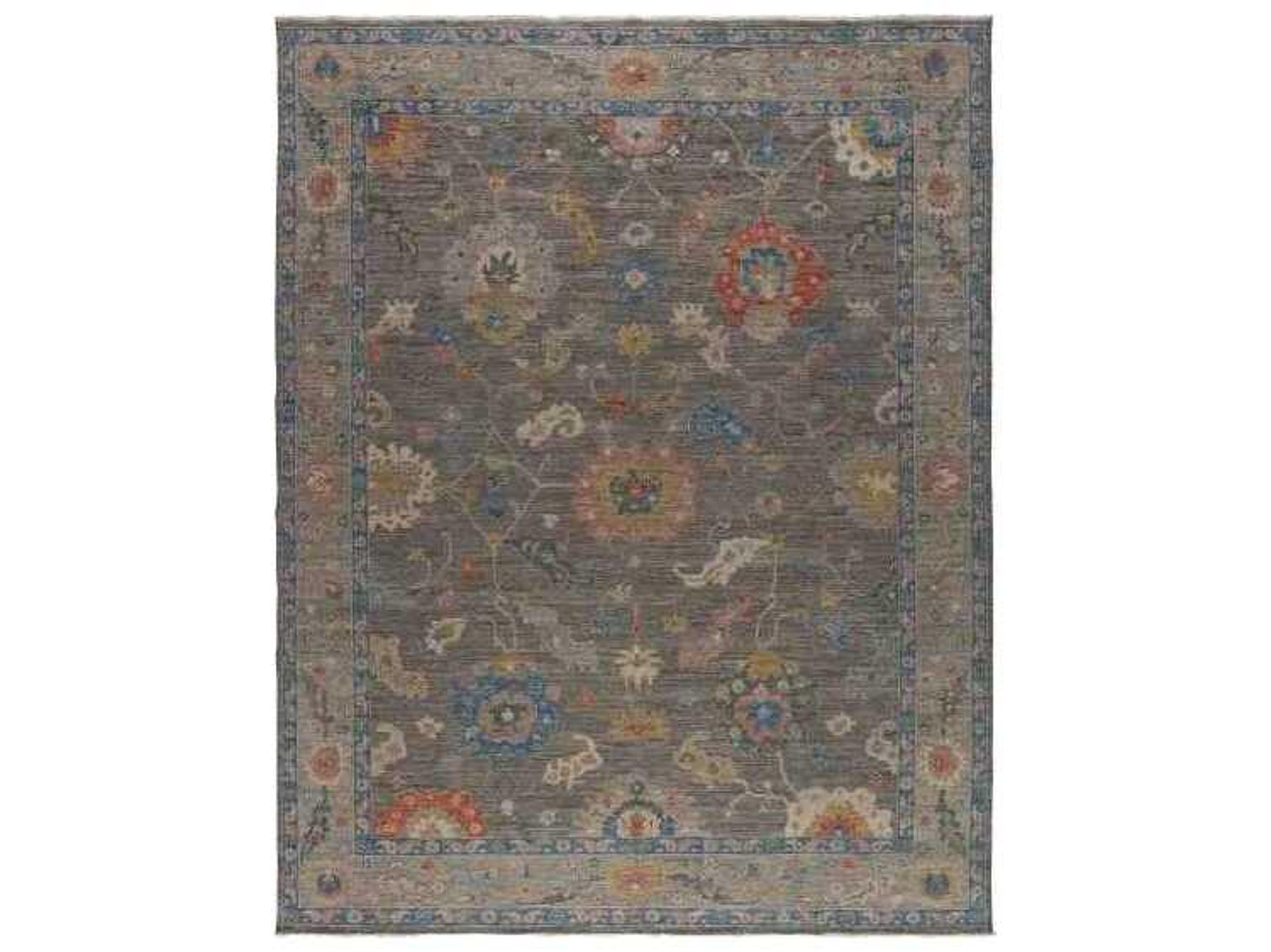 Harounian Rugs Majestic Oushak Bordered Area Rug