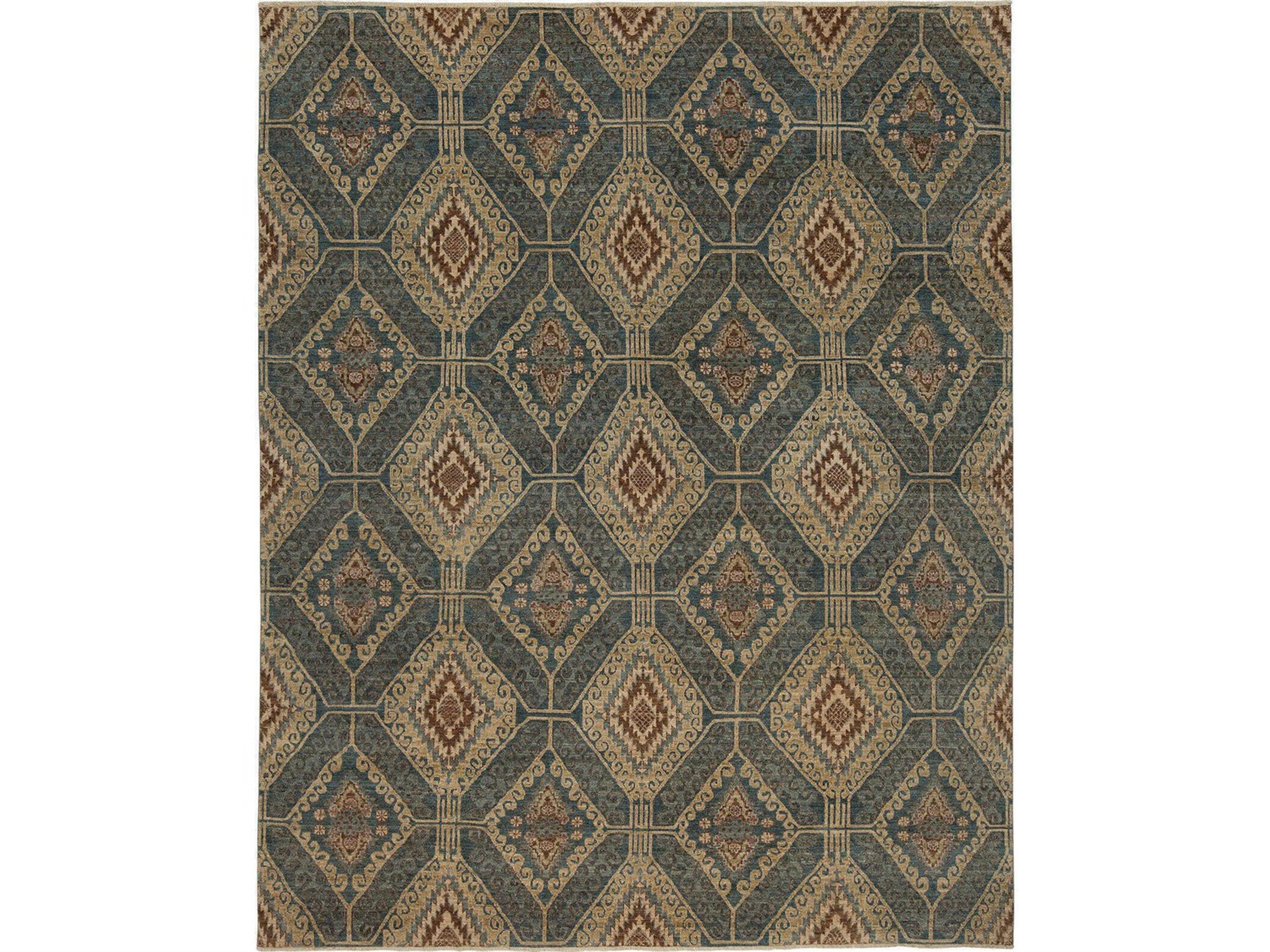 Harounian Rugs Metropolis Blue Area Rug