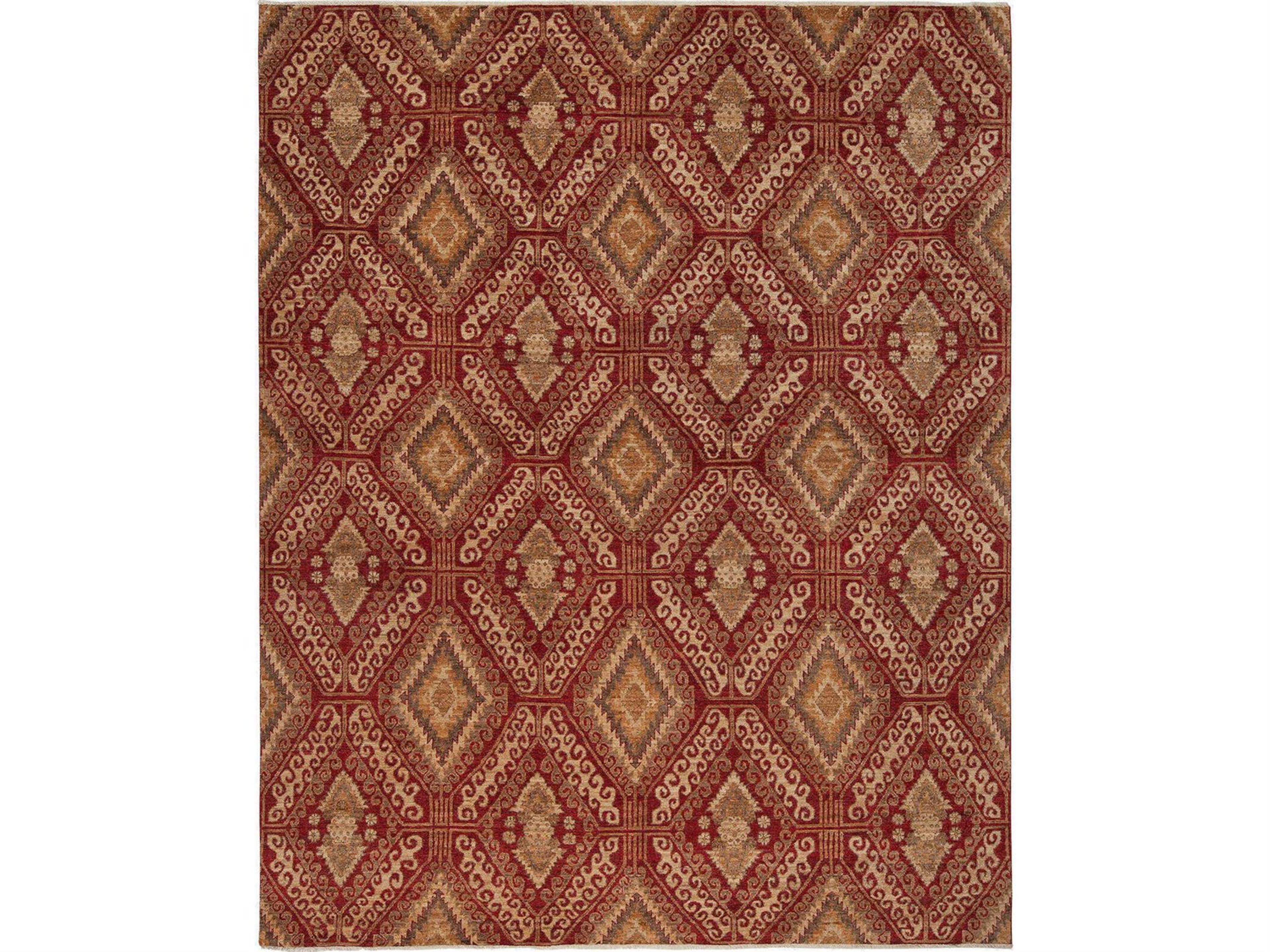 Harounian Rugs Metropolis Red Area Rug