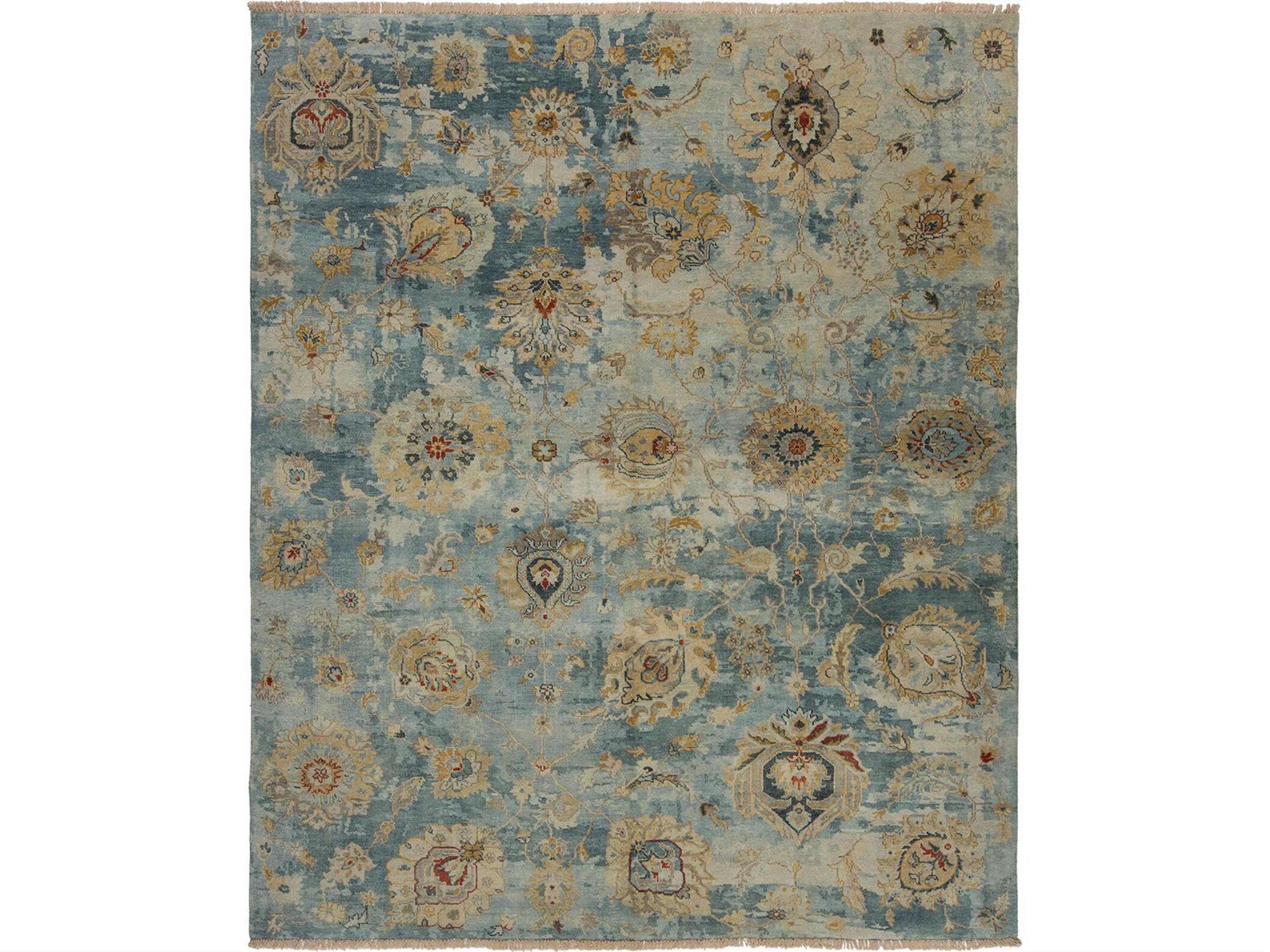 Harounian Rugs Premia  Light Blue Area Rug