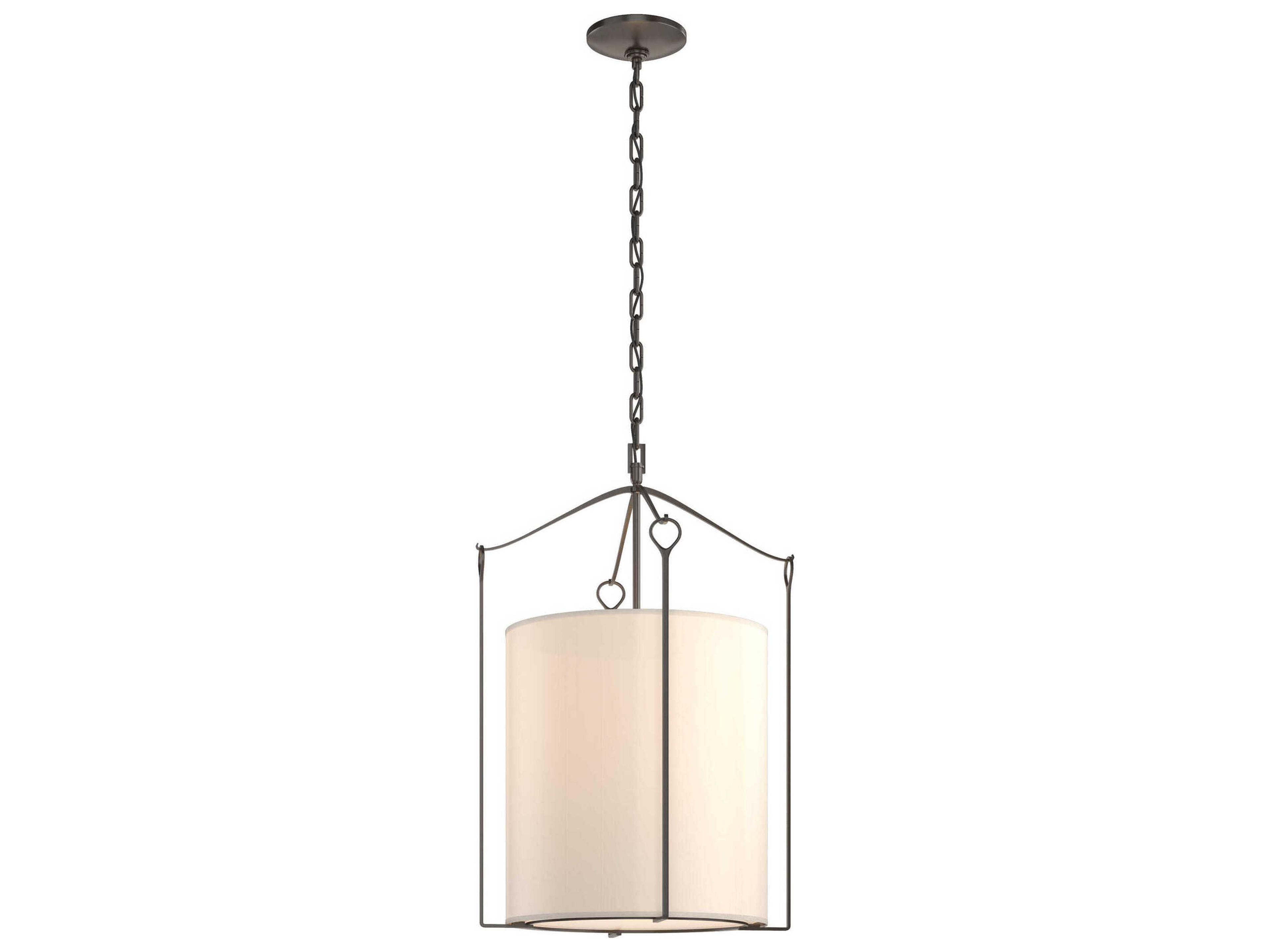 Hubbardton Forge Bow 3-Light Glass Drum Pendant