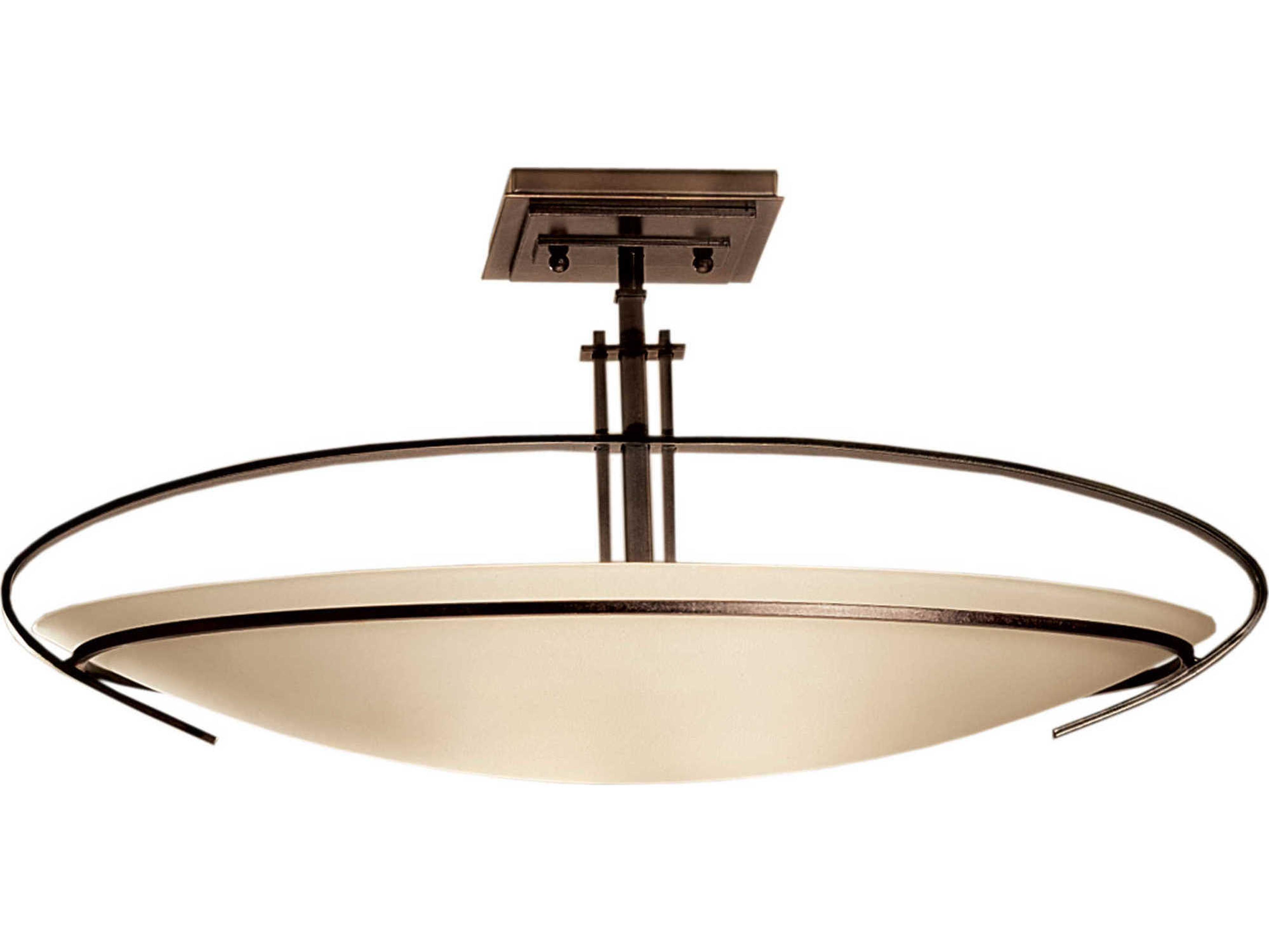 Hubbardton Forge Mackintosh 2-Light Glass Bowl Semi Flush Mount