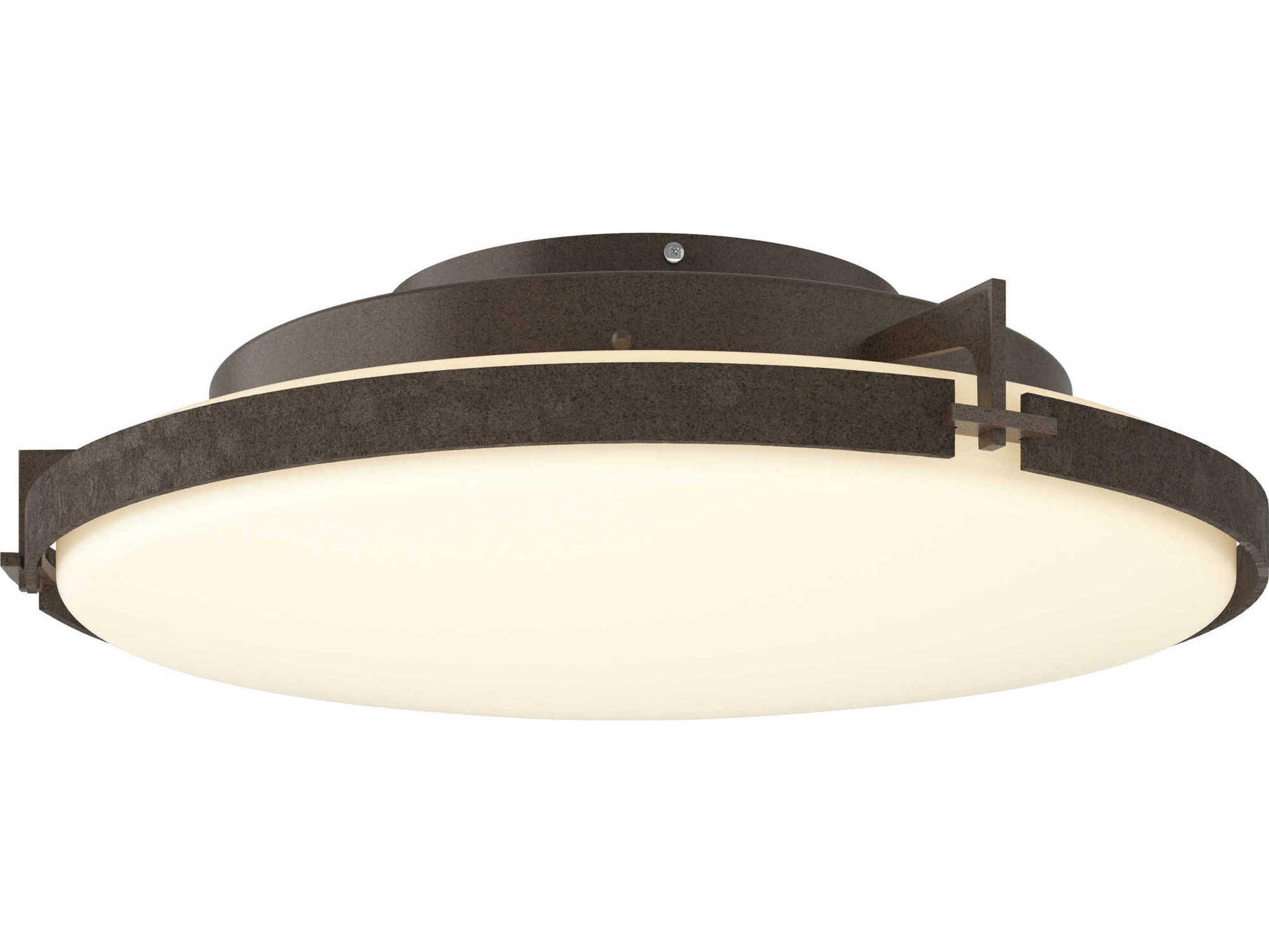 Hubbardton Forge Metra Glass LED Bowl Flush Mount