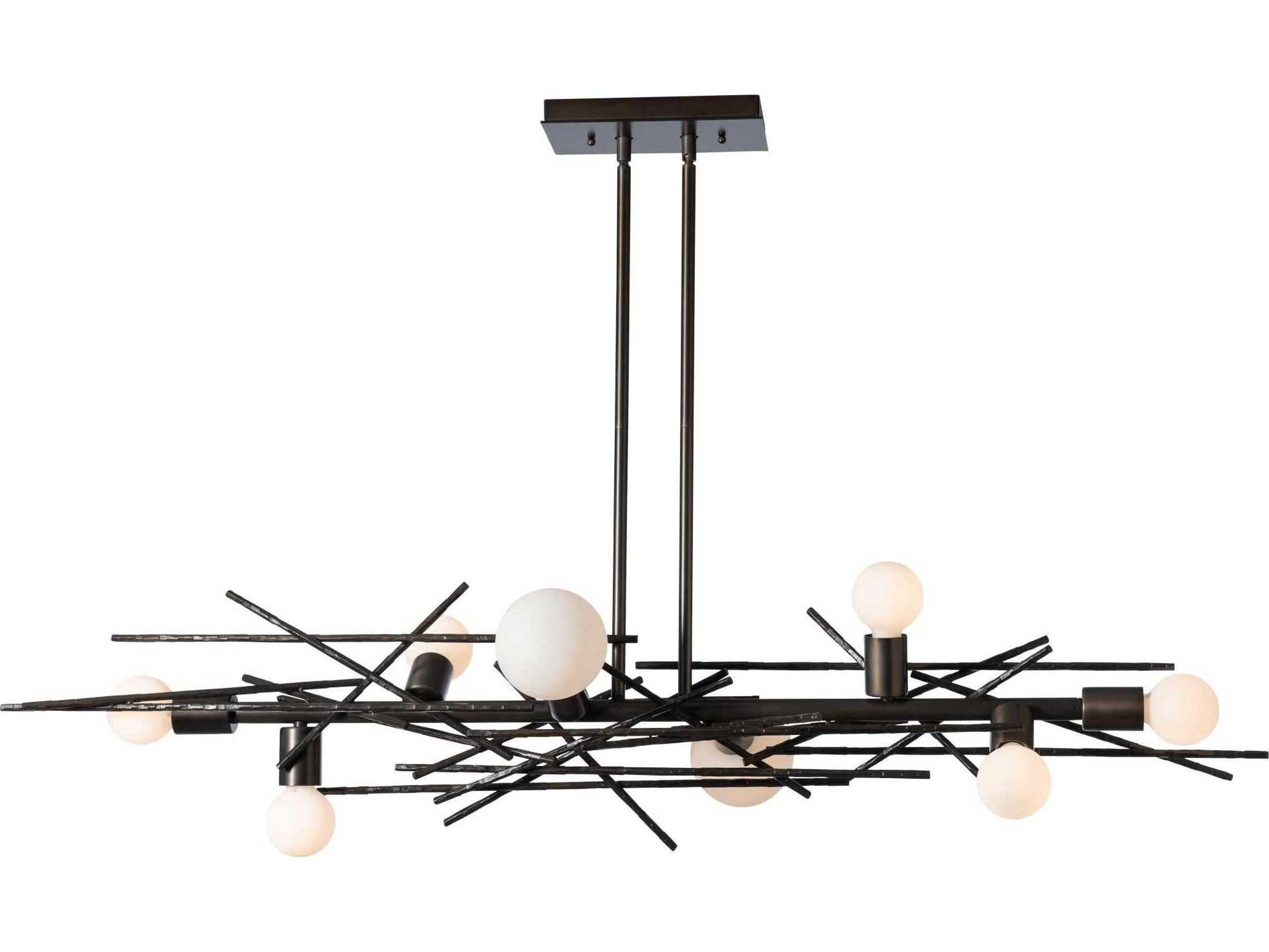 Hubbardton Forge Brindille 8-Light Linear Island Pendant