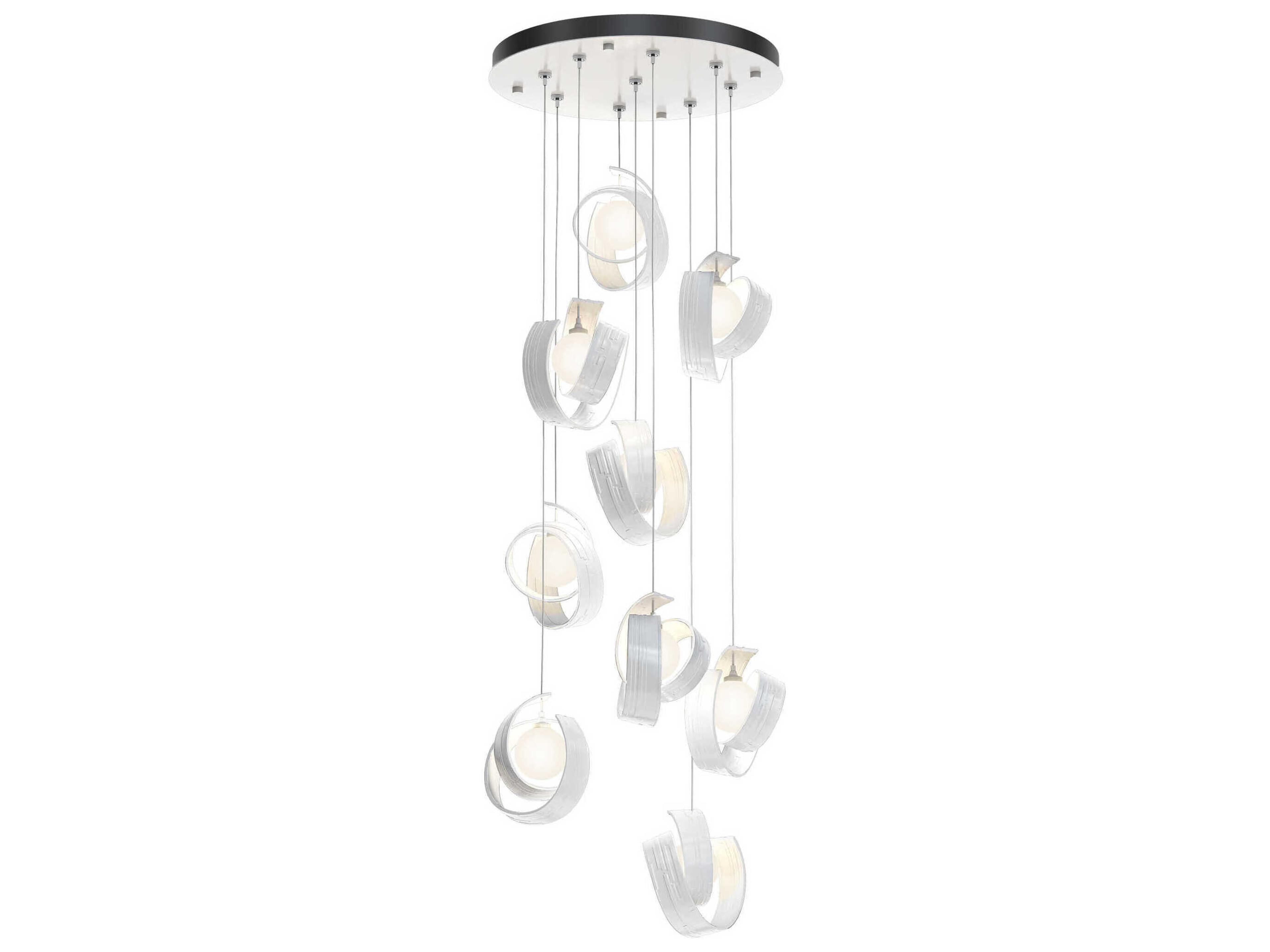 Hubbardton Forge Riza 9-Light Glass LED Pendant
