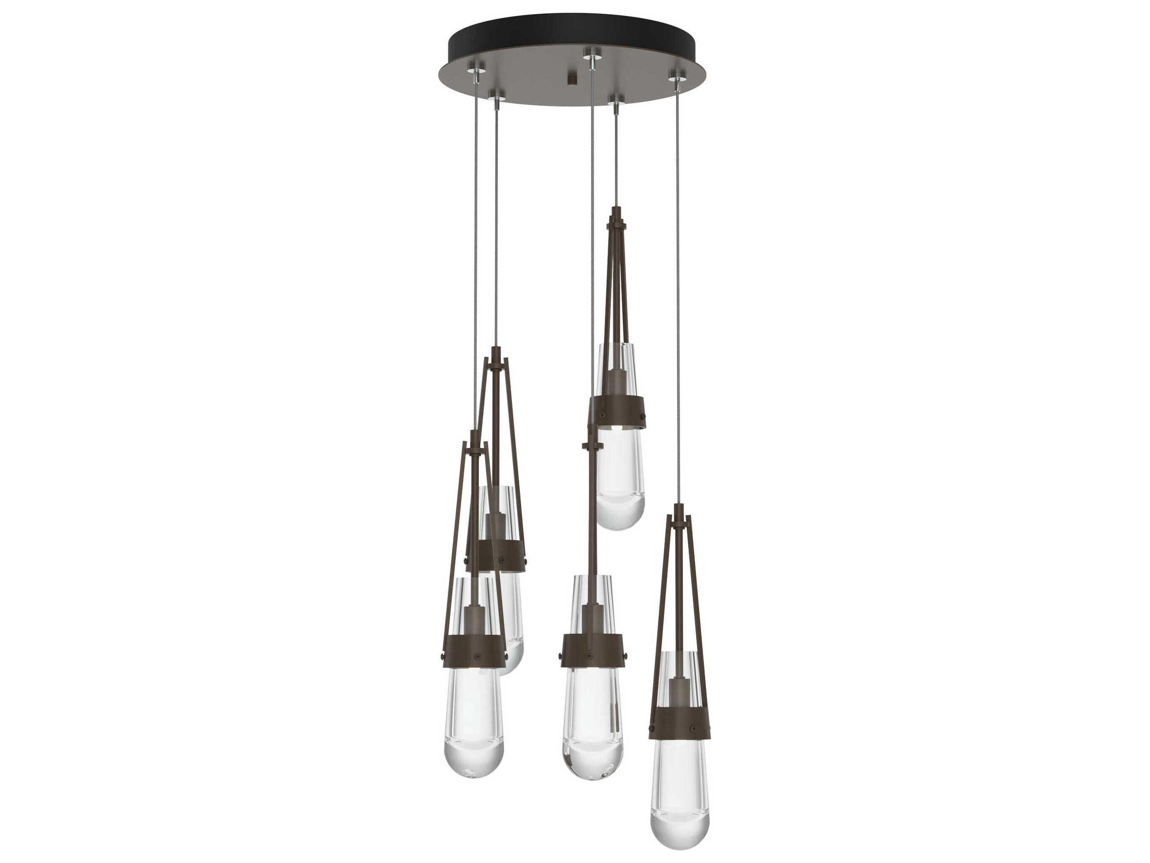 Hubbardton Forge Link 5-Light Glass LED Pendant