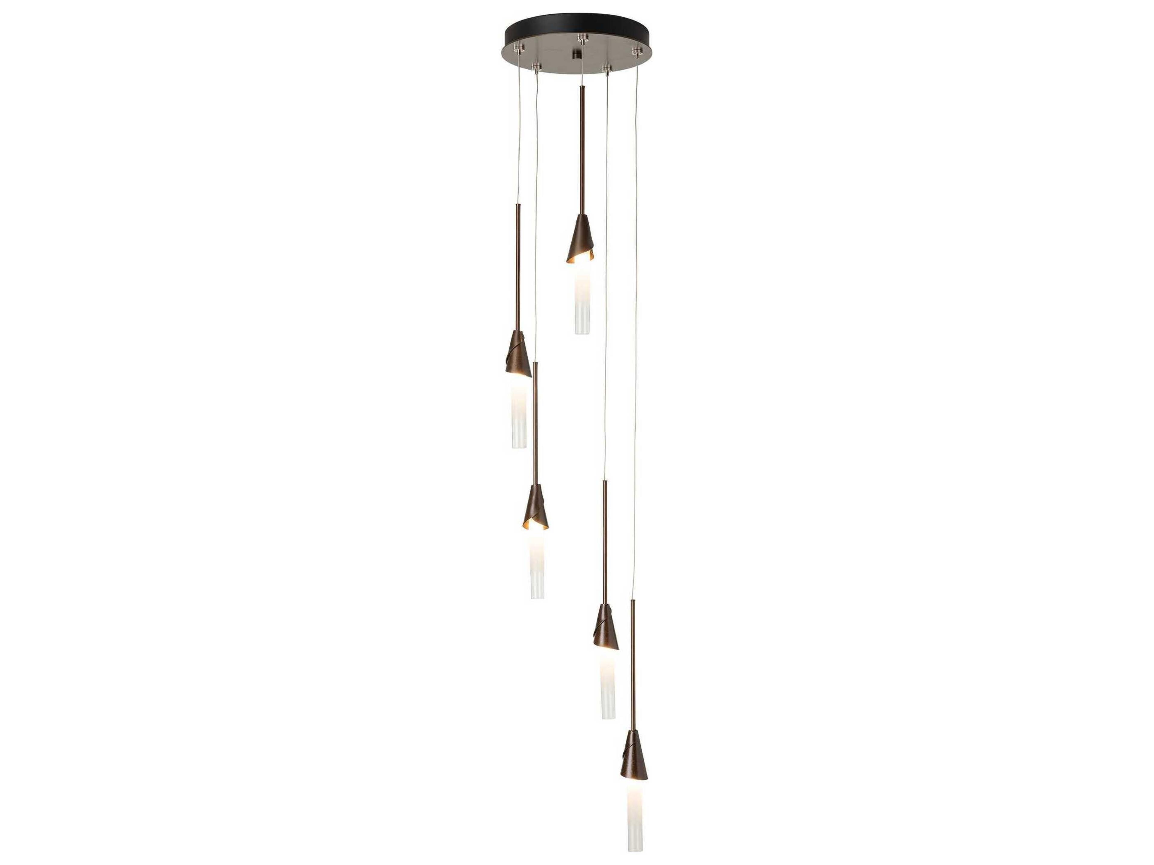Hubbardton Forge Lilium 5-Light Cylinder Mini Pendant