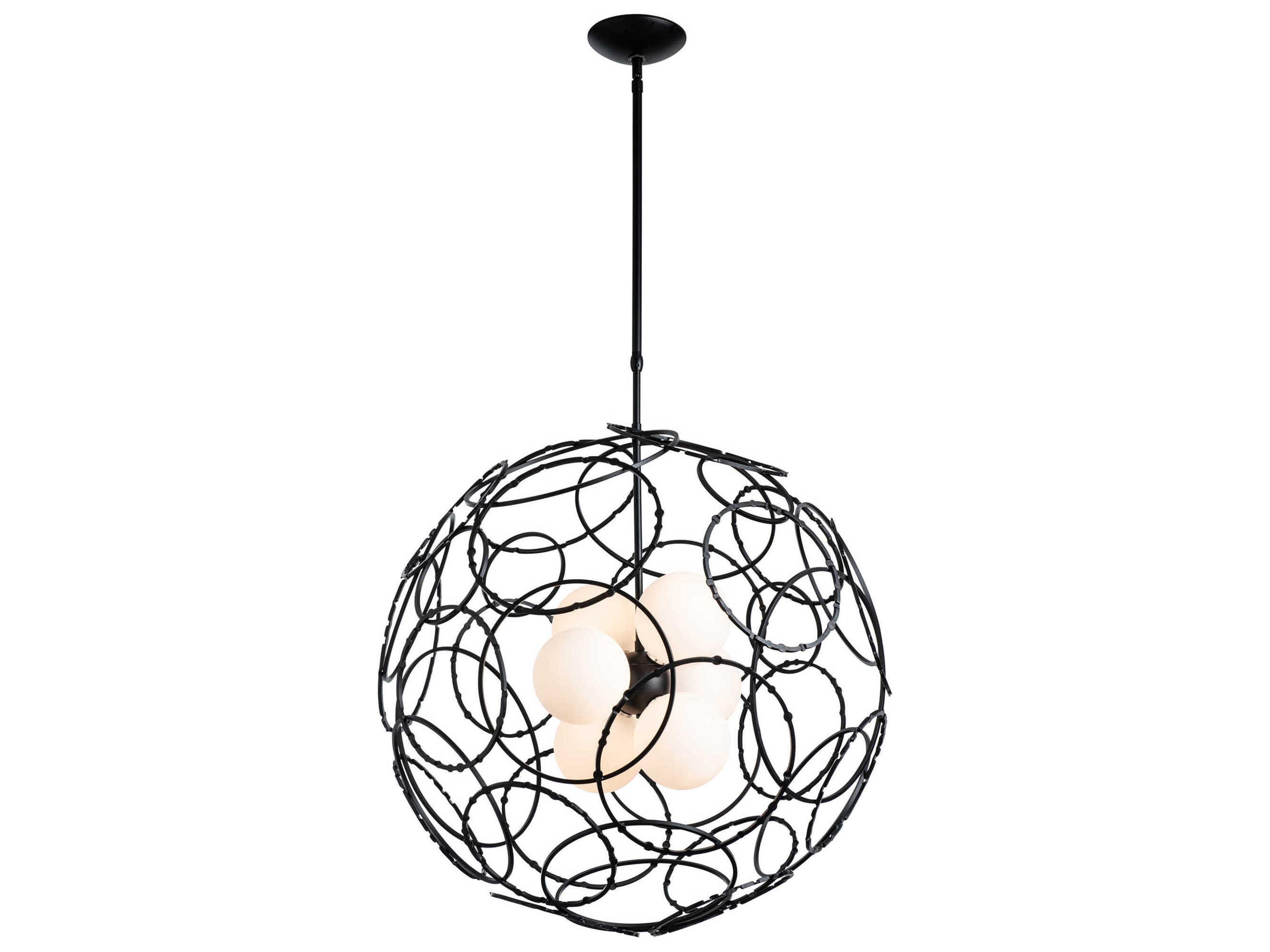 Hubbardton Forge Olympus 6-Light Glass Globe Pendant