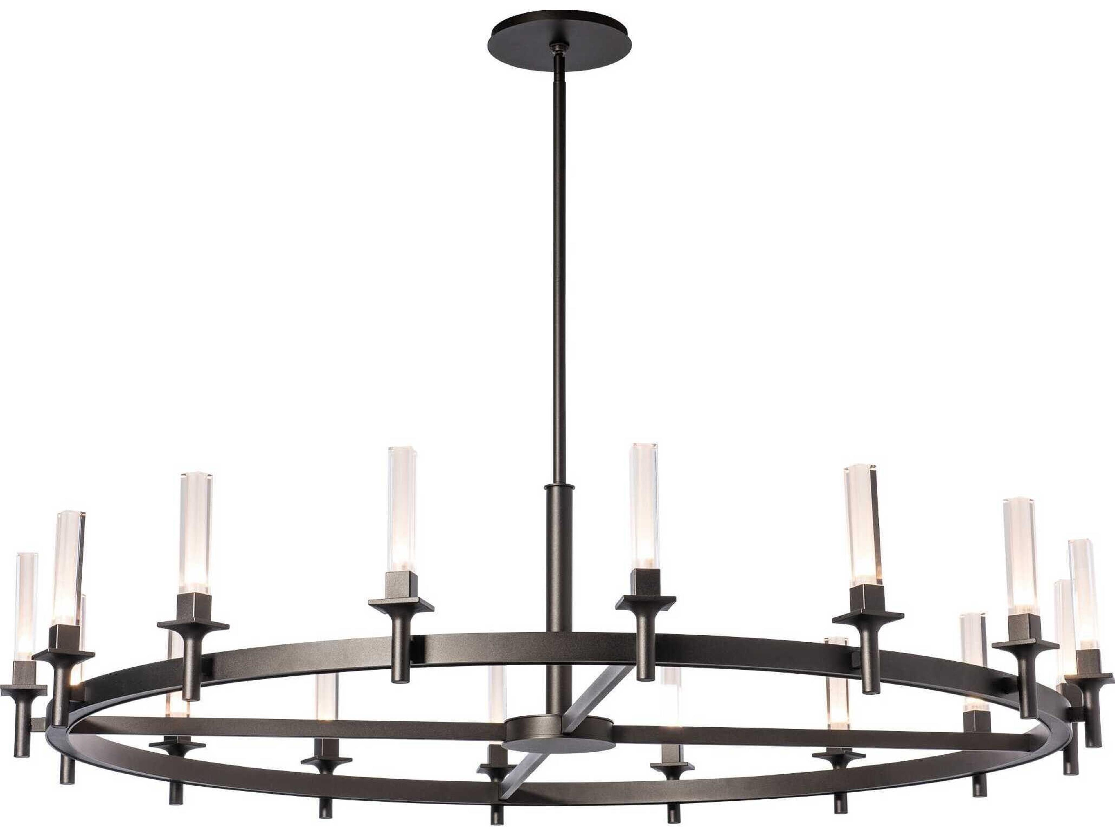 Hubbardton Forge Windsor 12-Light Round Chandelier