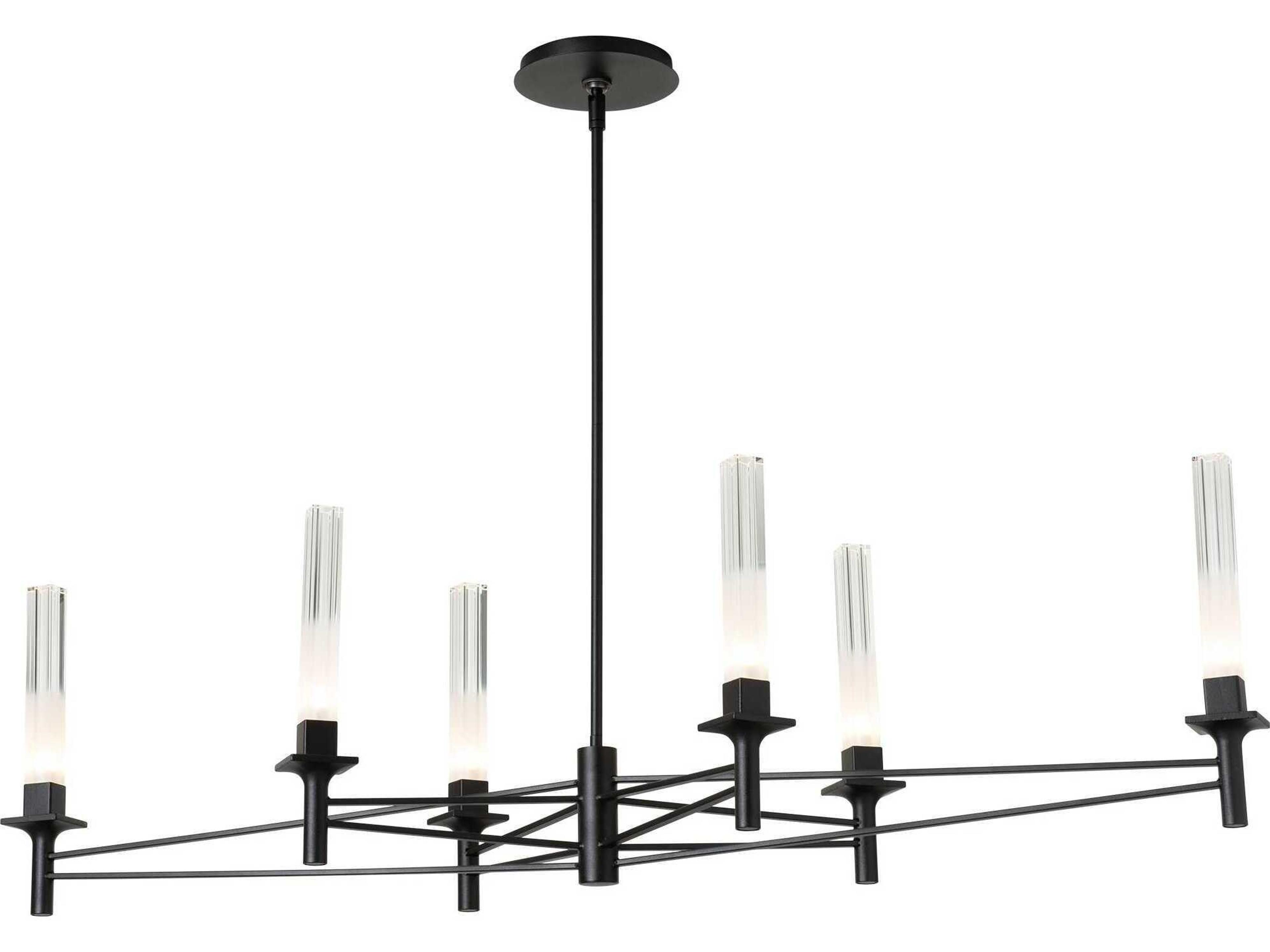 Hubbardton Forge Truss 6-Light Linear Island Pendant