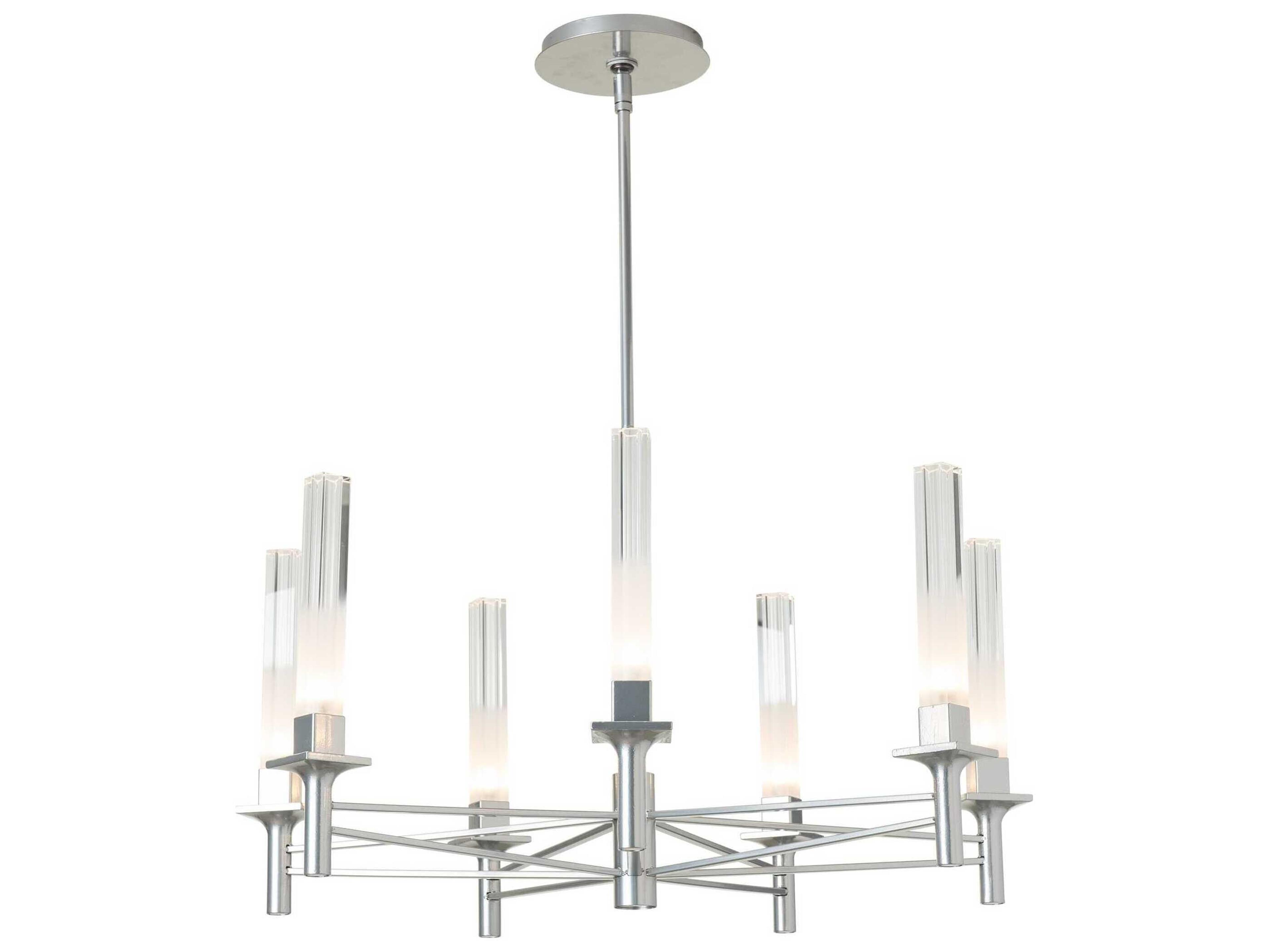 Hubbardton Forge Truss 7-Light Cylinder Chandelier