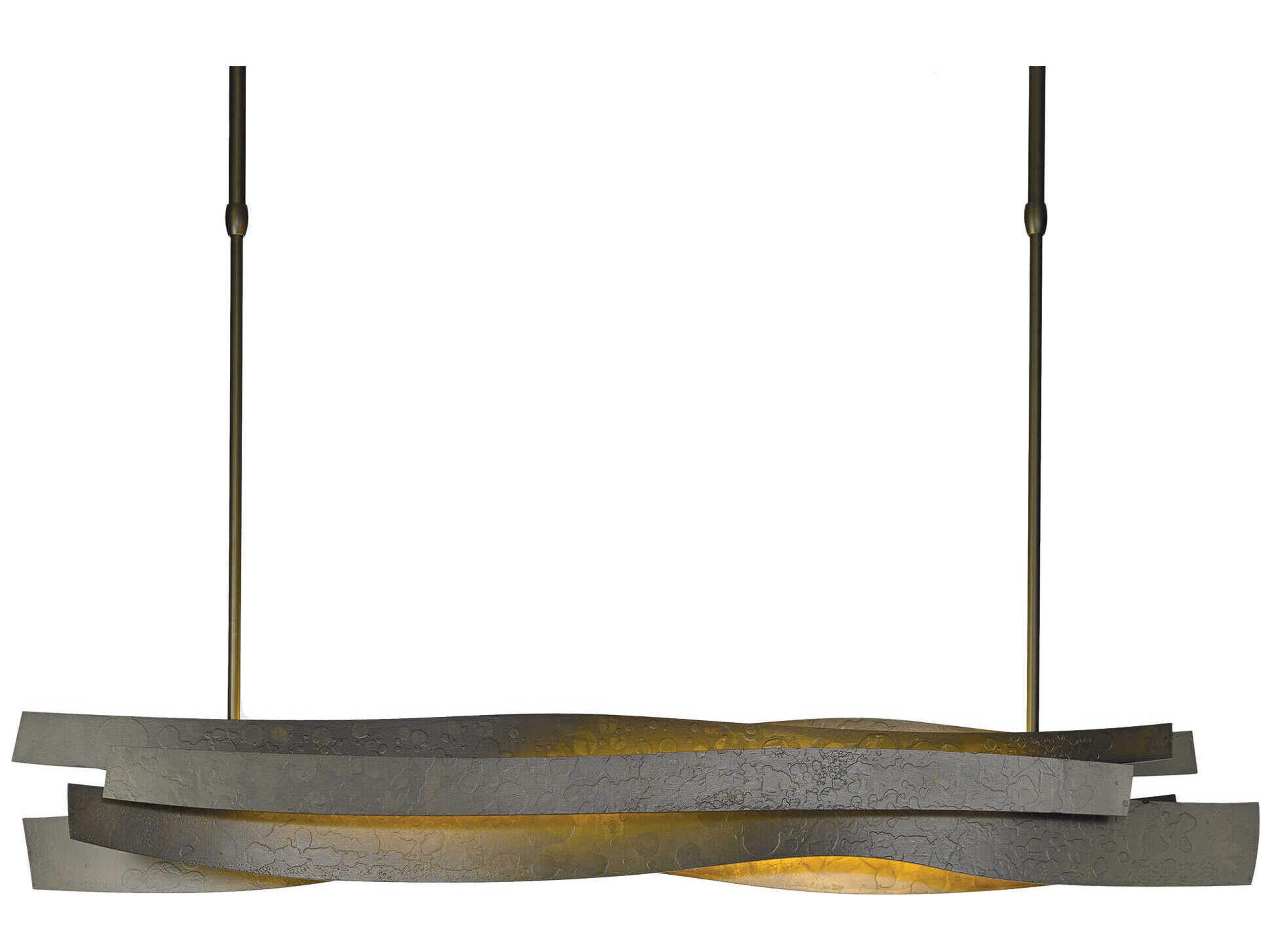 Hubbardton Forge Landscape 1-Light LED Geometric Linear Island Pendant