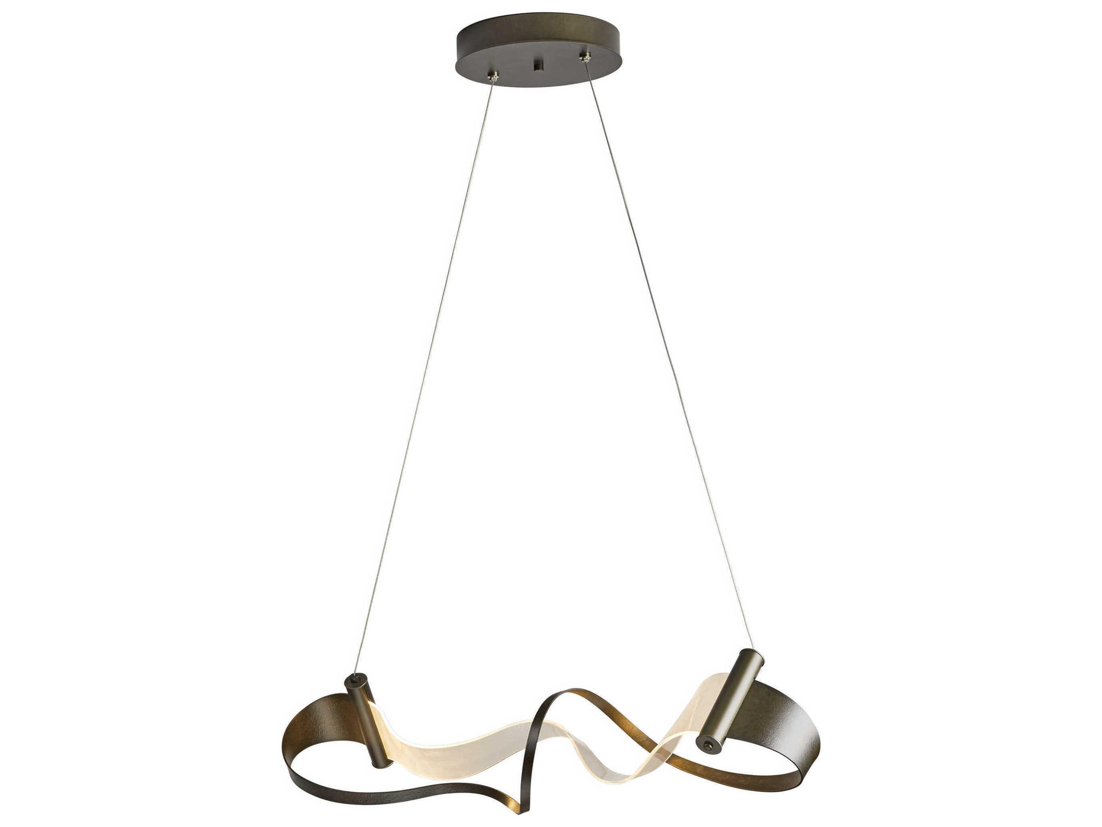 Hubbardton Forge Zephyr 1-Light LED Geometric Linear Island Pendant